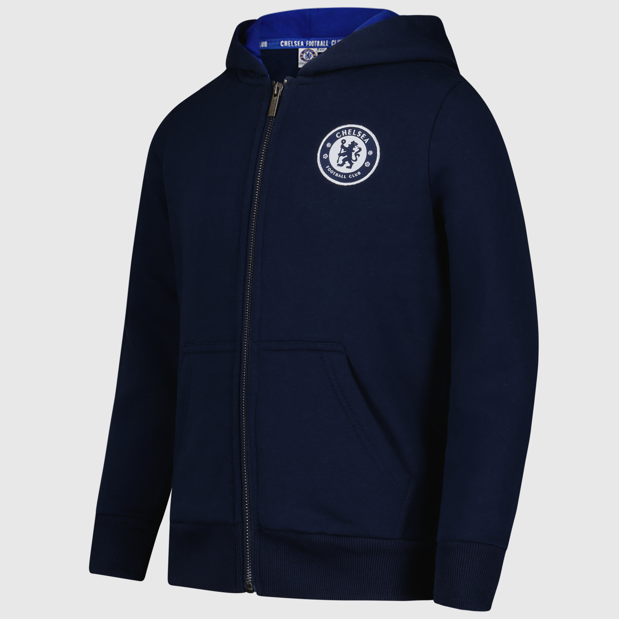 Chelsea Core Zip Through Hoodie - Navy - Boys, , rebel_hi-res