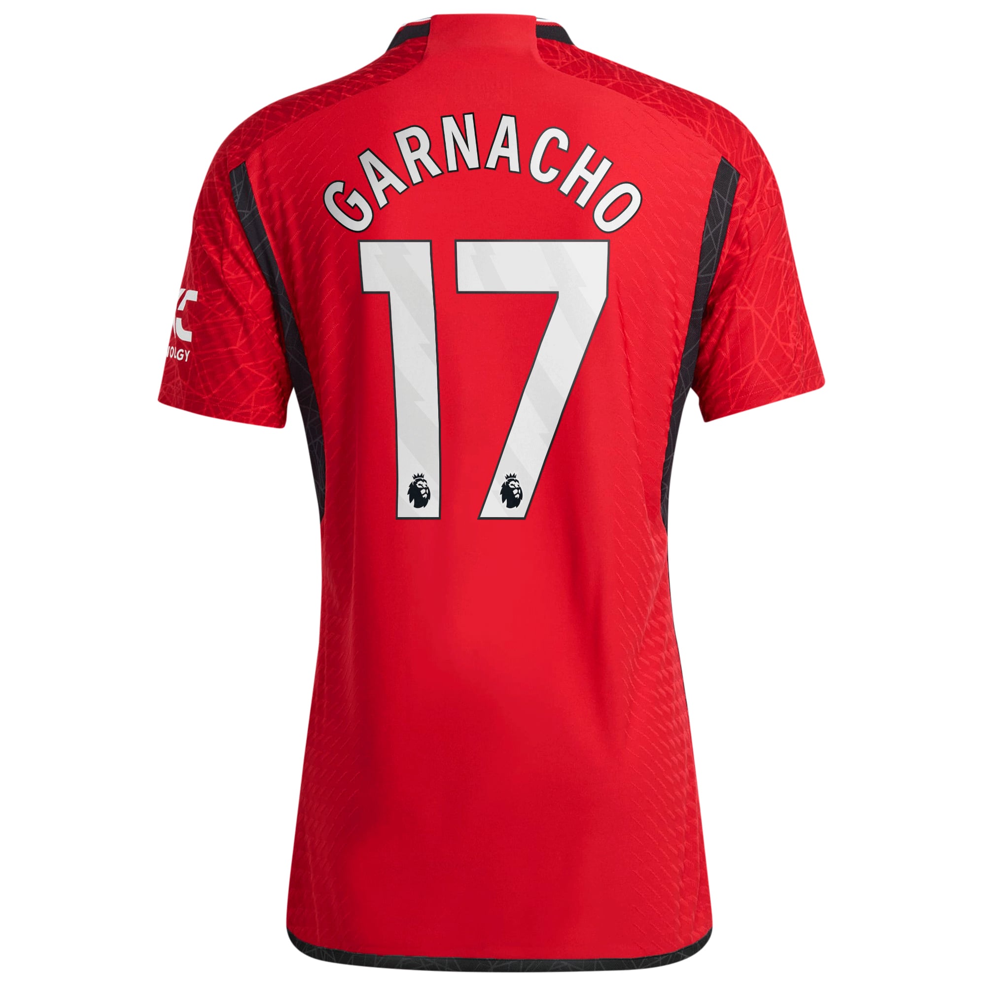 Manchester United adidas Home Authentic Shirt 2023-24 with Garnacho 49 printing, , rebel_hi-res