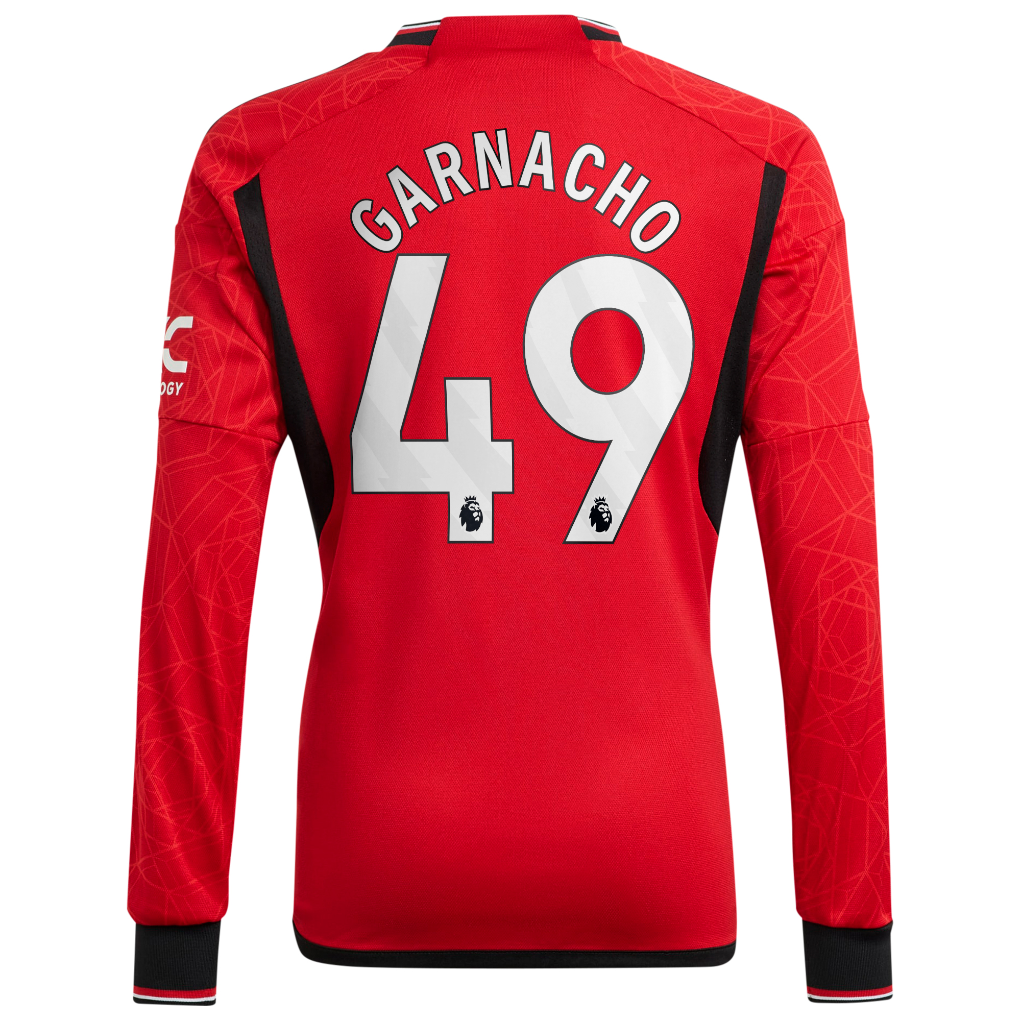 Maillot Domicile Manchester United 2023/24 – Numéro 17 Garnacho – Taille 2XL, Rouge Officiel Adidas