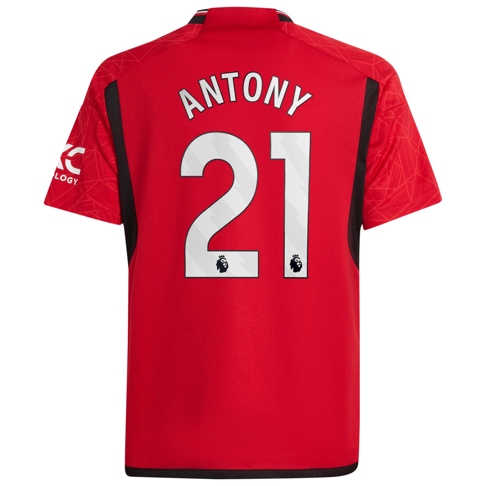 Manchester United adidas Home Shirt 2023-24 - Kids with Antony 21 printing, , rebel_hi-res