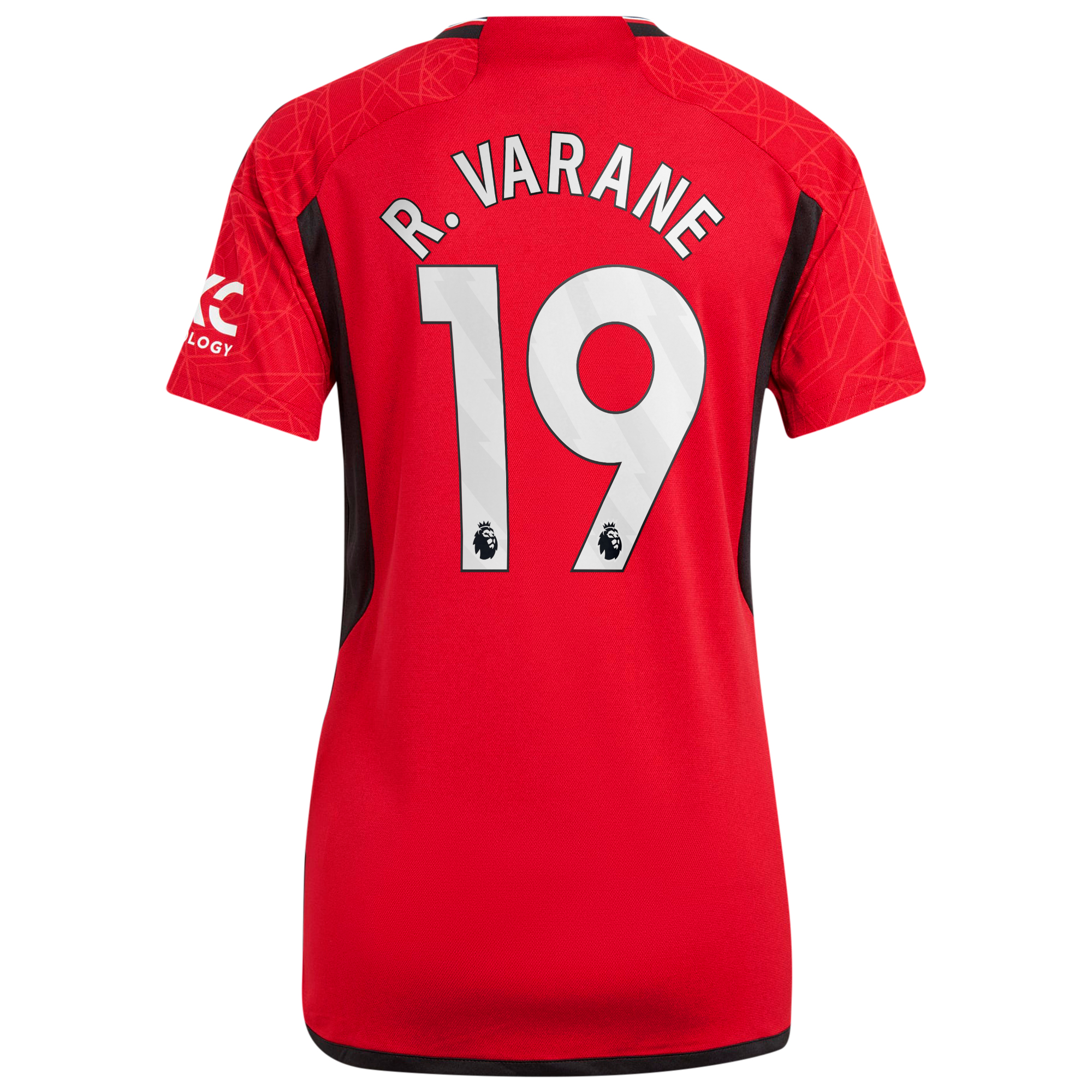 Manchester United adidas Home Shirt 2023-24 - Womens with R. Varane  19 printing, , rebel_hi-res
