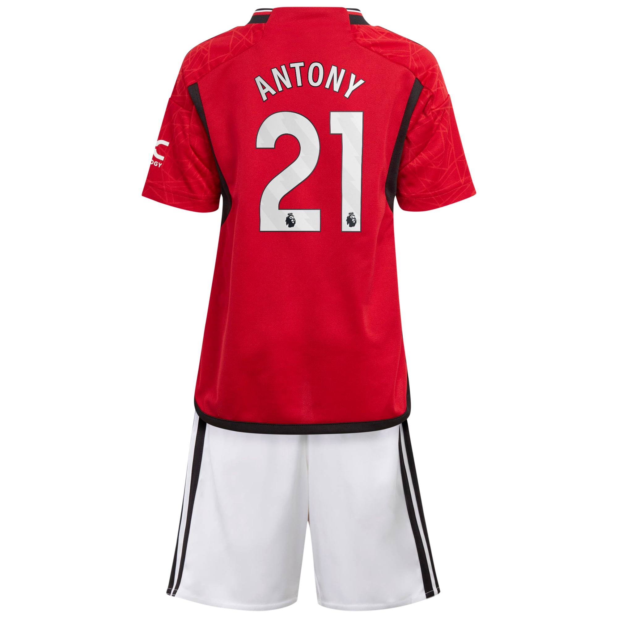 Manchester United adidas Home Minikit 2023-24 with Antony 21 printing, , rebel_hi-res