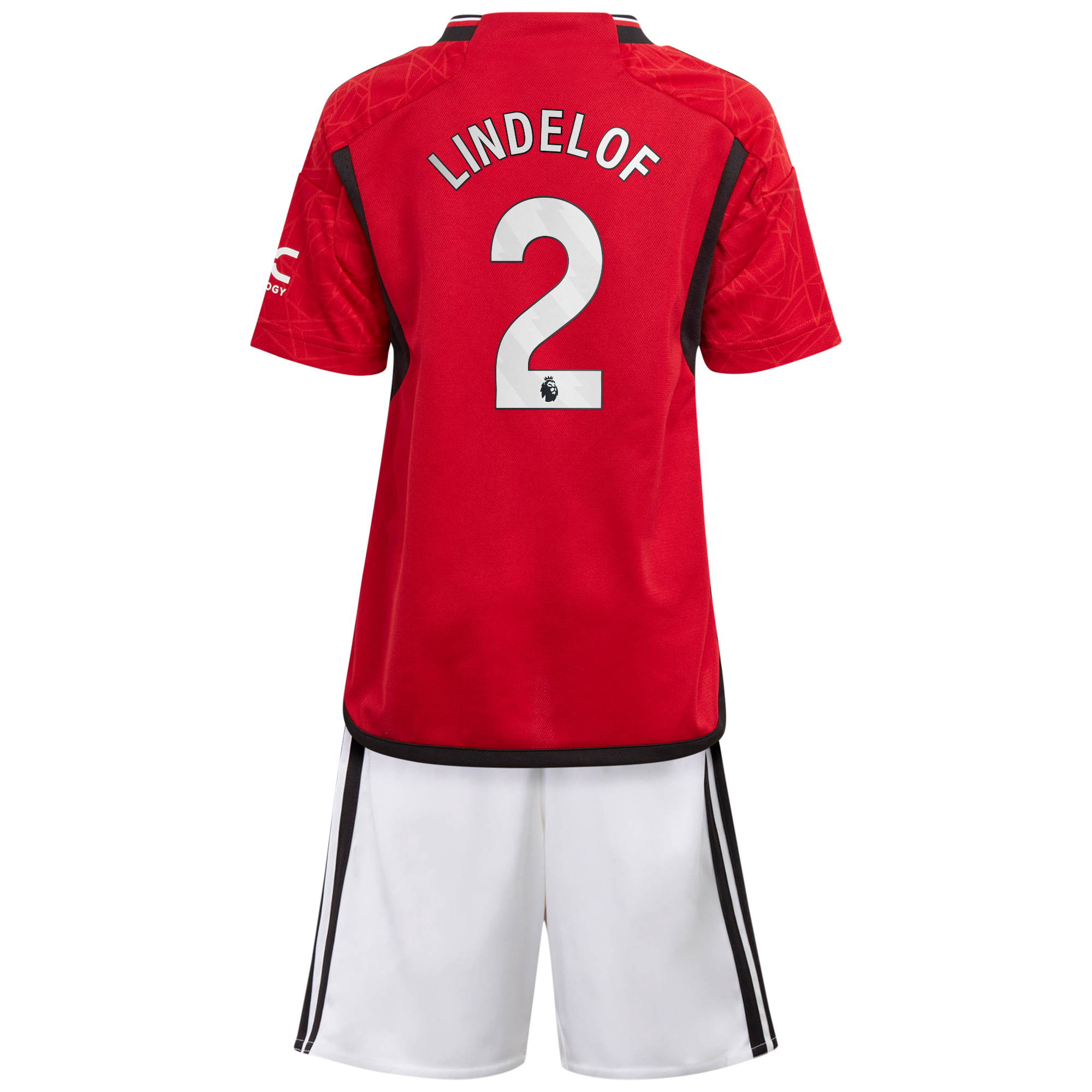 Manchester United adidas Home Minikit 2023-24 with Lindelof 2 printing, , rebel_hi-res