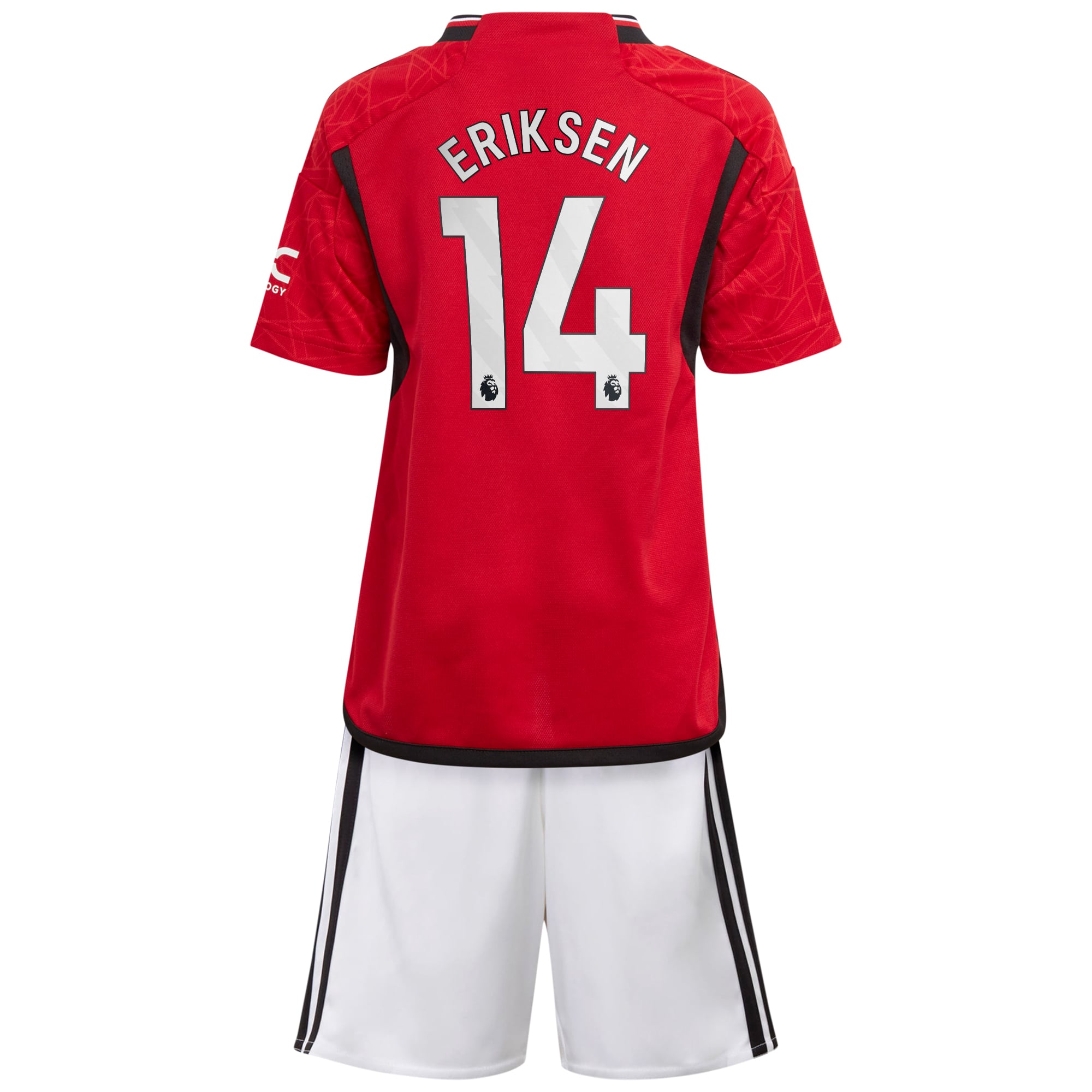 Manchester United adidas Home Minikit 2023-24 with Eriksen 14 printing, , rebel_hi-res