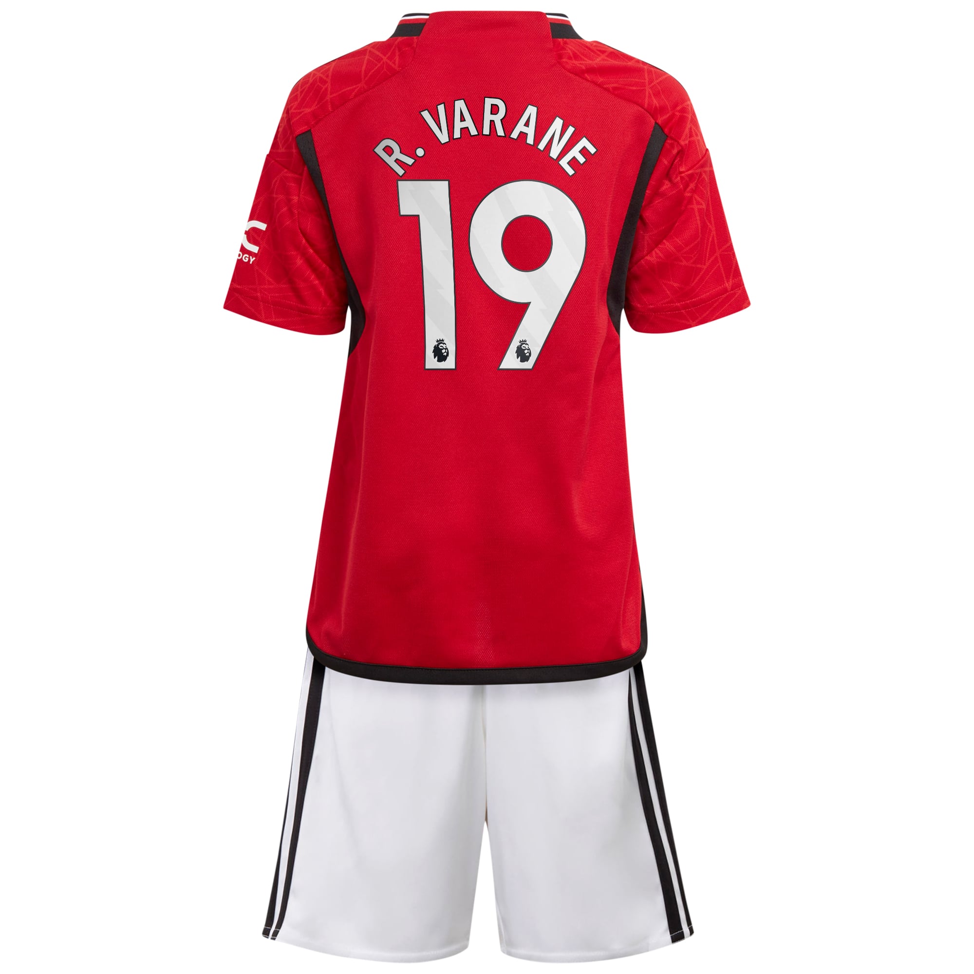 Manchester United adidas Home Minikit 2023-24 with R. Varane  19 printing, , rebel_hi-res