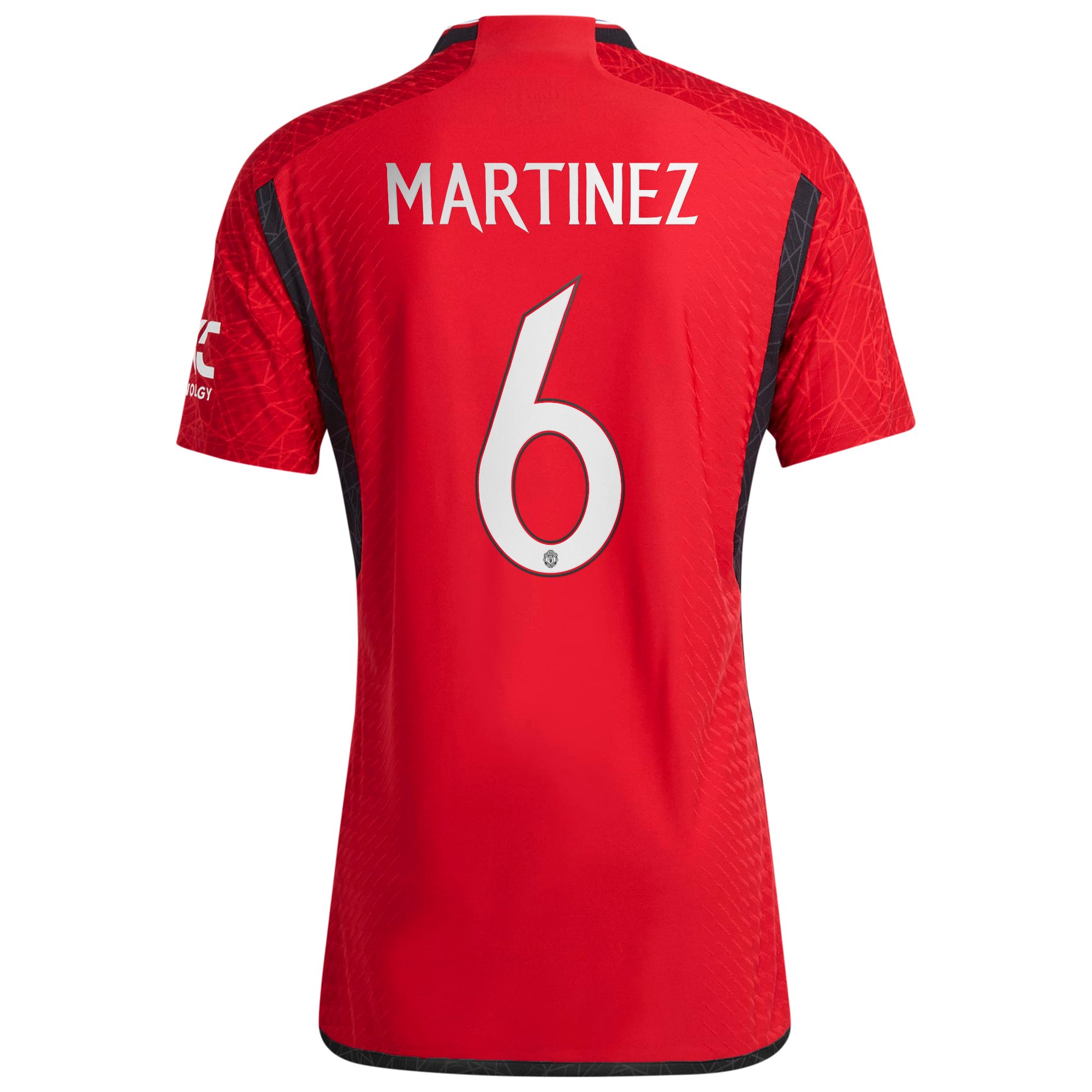 Manchester United Cup adidas Home Authentic Shirt 2023-24 with Martinez 6 printing, , rebel_hi-res