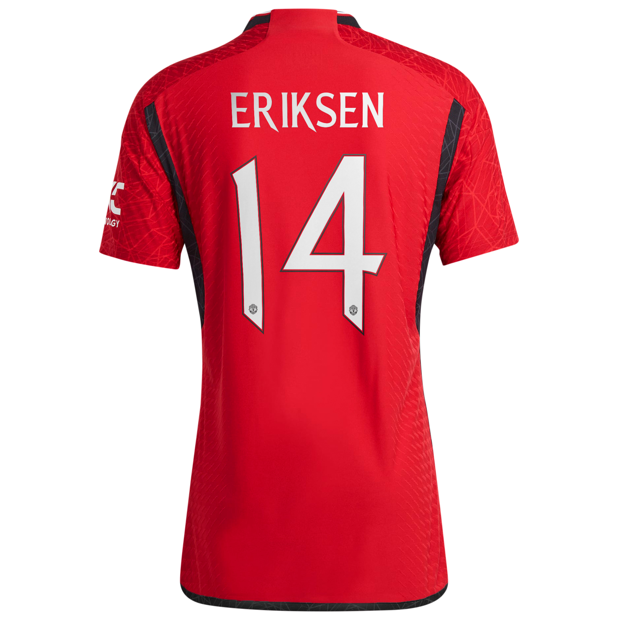 Manchester United Cup adidas Home Authentic Shirt 2023-24 with Eriksen 14 printing, , rebel_hi-res