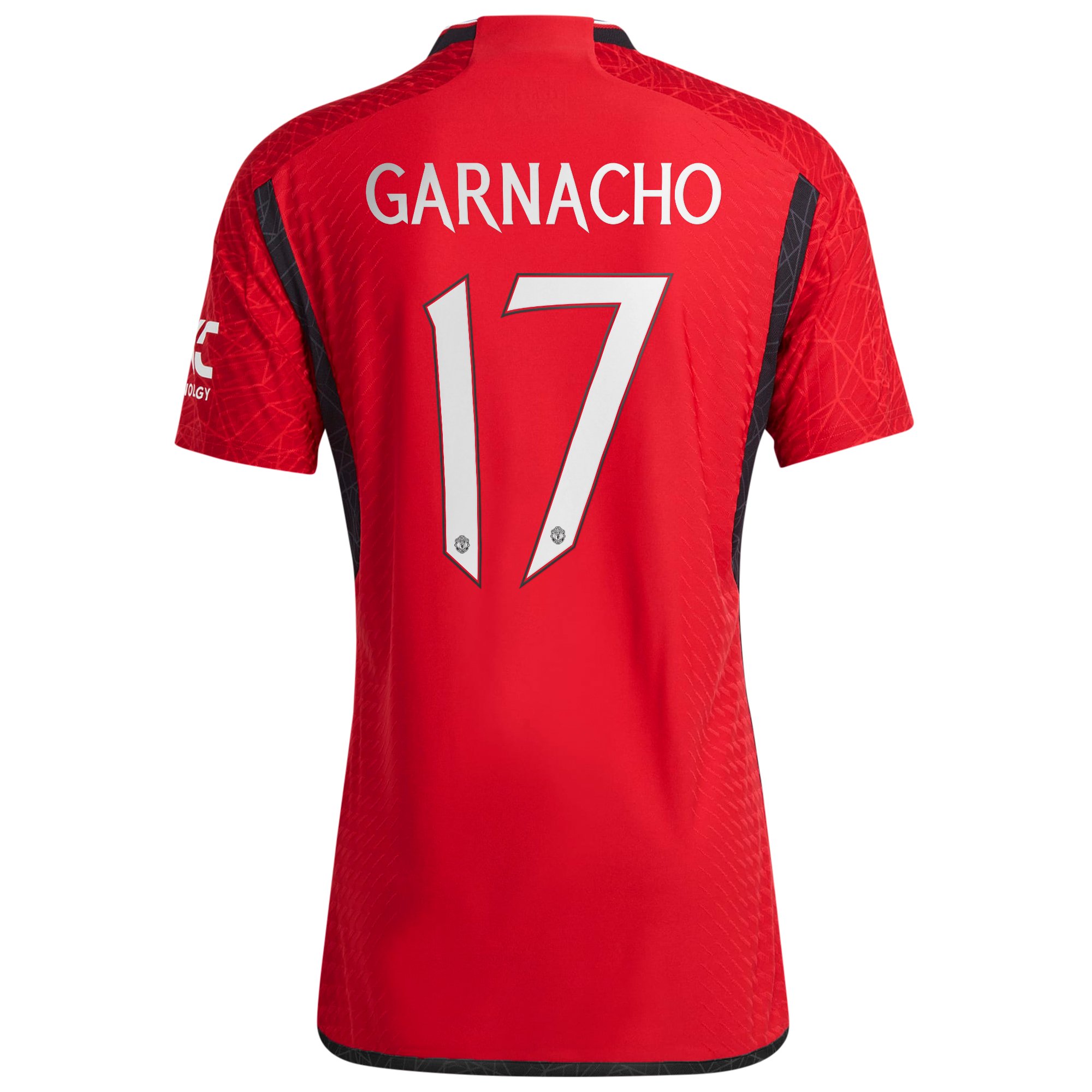 Manchester United Cup Home Authentic Shirt 2023-24 with Garnacho 17 printing, , rebel_hi-res