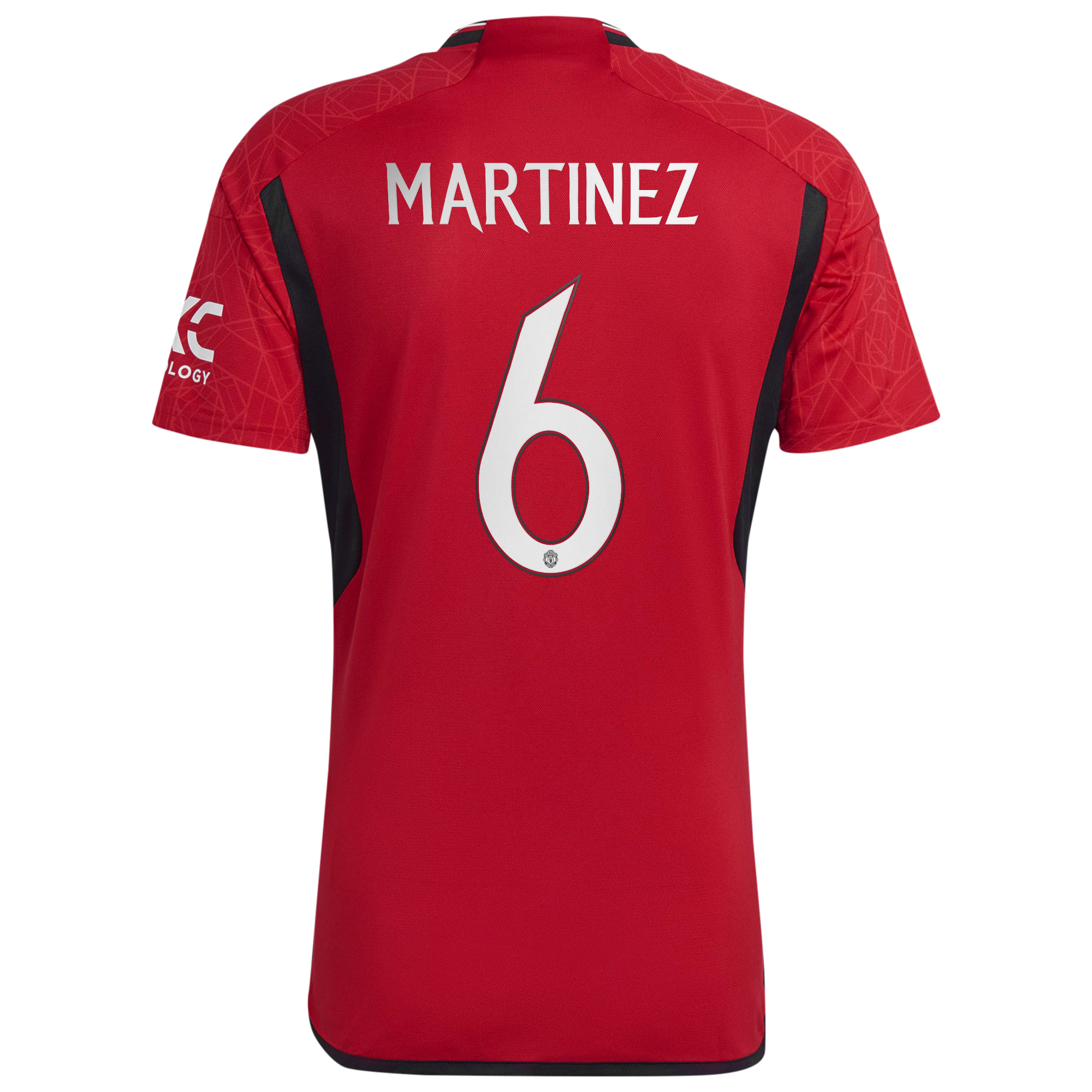 Manchester United Cup adidas Home Shirt 2023-24 with Martinez 6 printing, , rebel_hi-res
