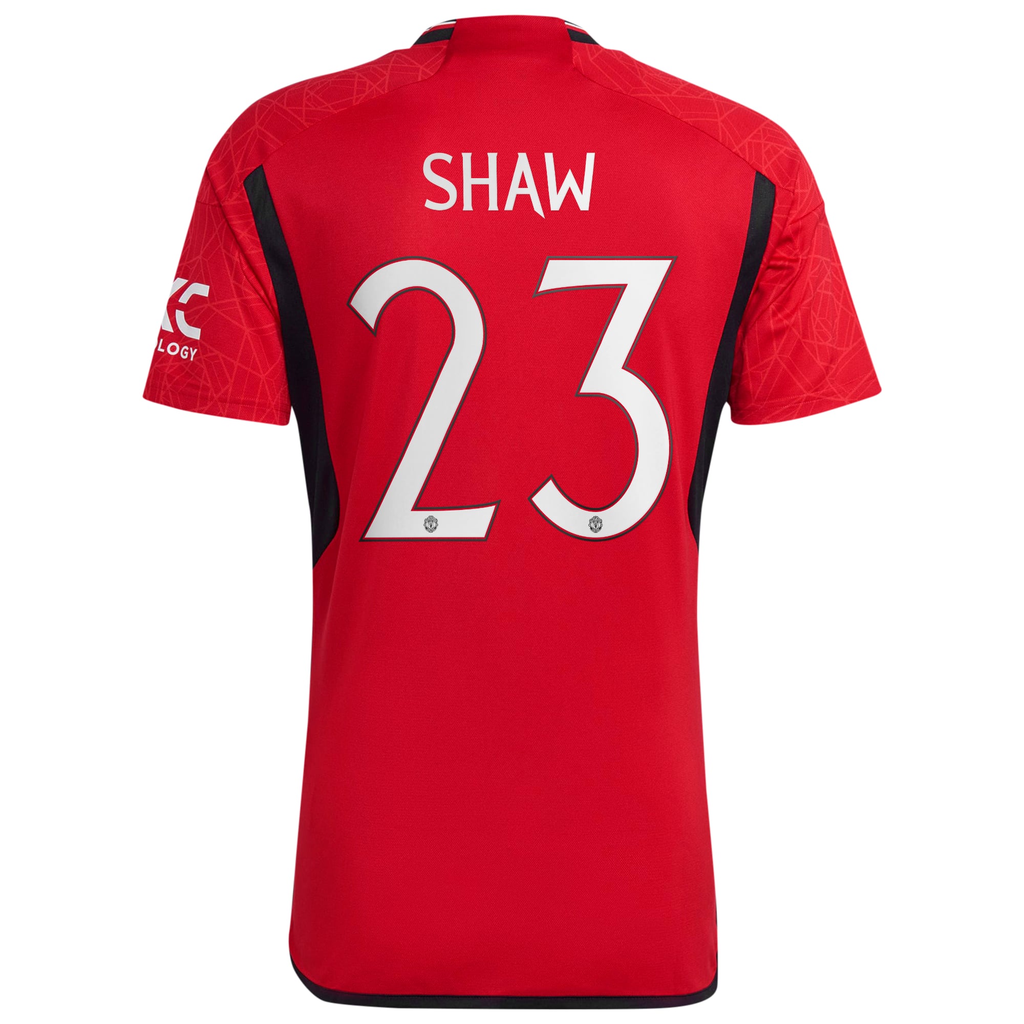 Manchester United Cup adidas Home Shirt 2023-24 with Shaw 23 printing, , rebel_hi-res