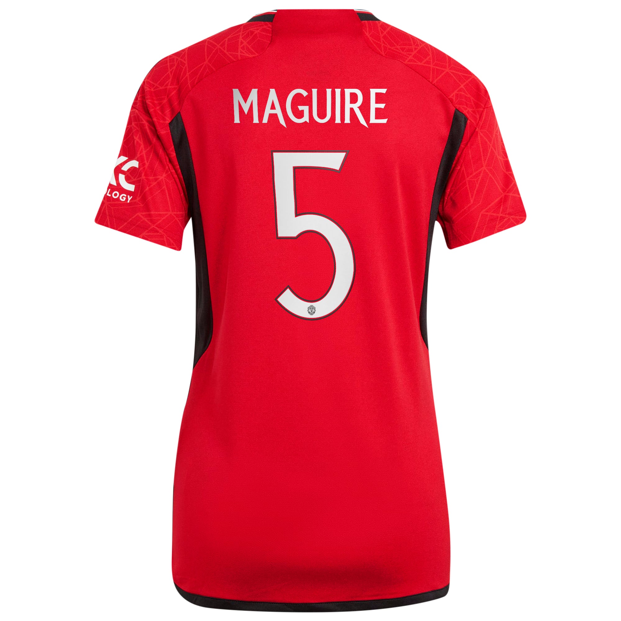 Manchester United Cup adidas Home Shirt 2023-24 - Womens with Maguire 5 printing, , rebel_hi-res