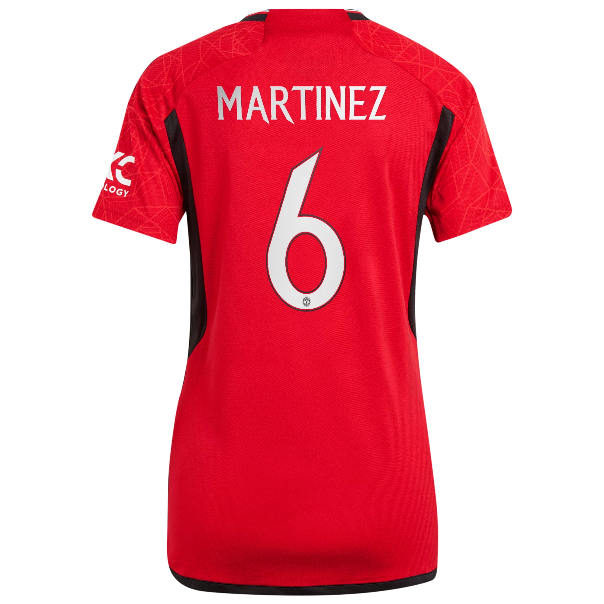 Manchester United Cup adidas Home Shirt 2023-24 - Womens with Martinez 6 printing, , rebel_hi-res