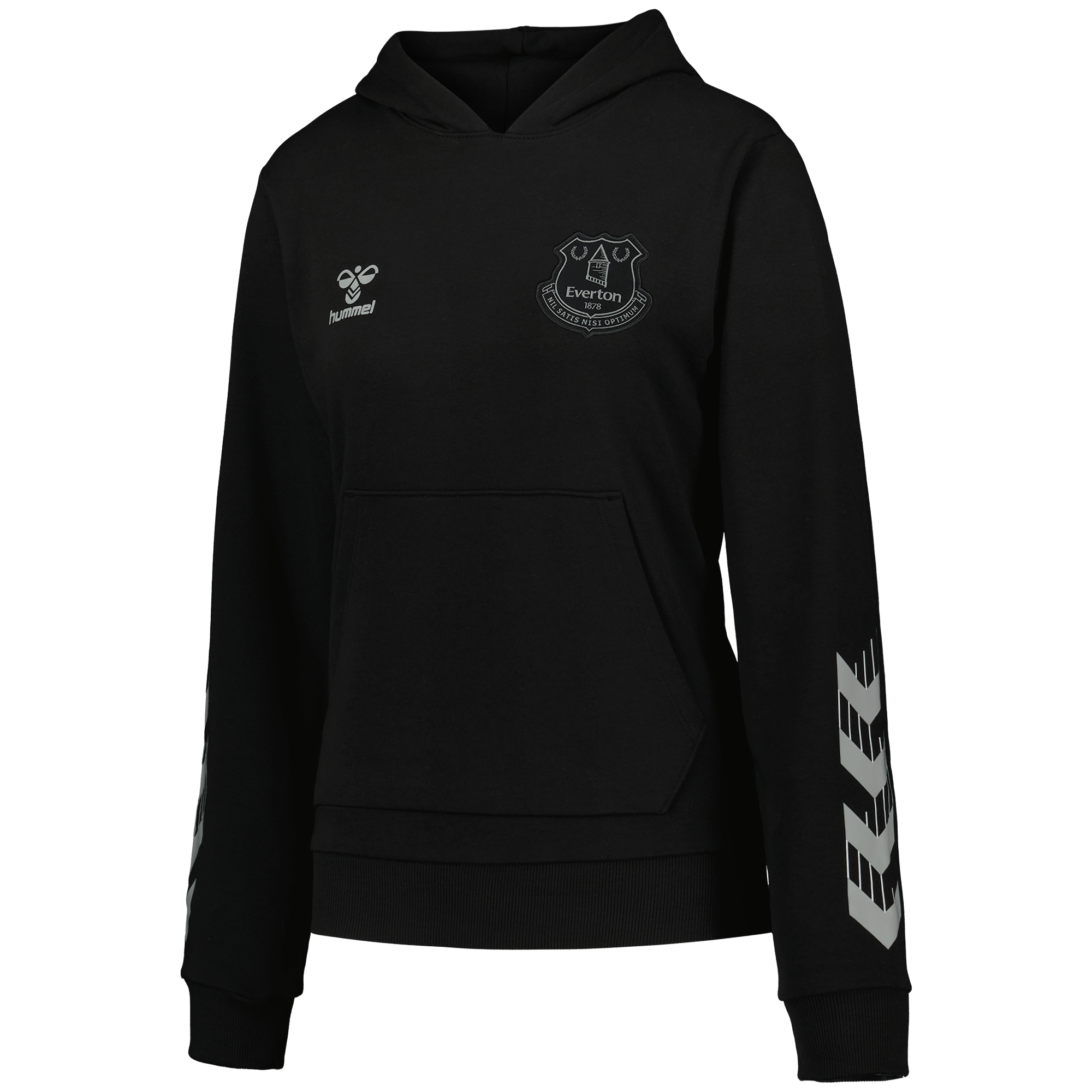 Everton Hummel Travel Hoodie - Black - Womens, , rebel_hi-res