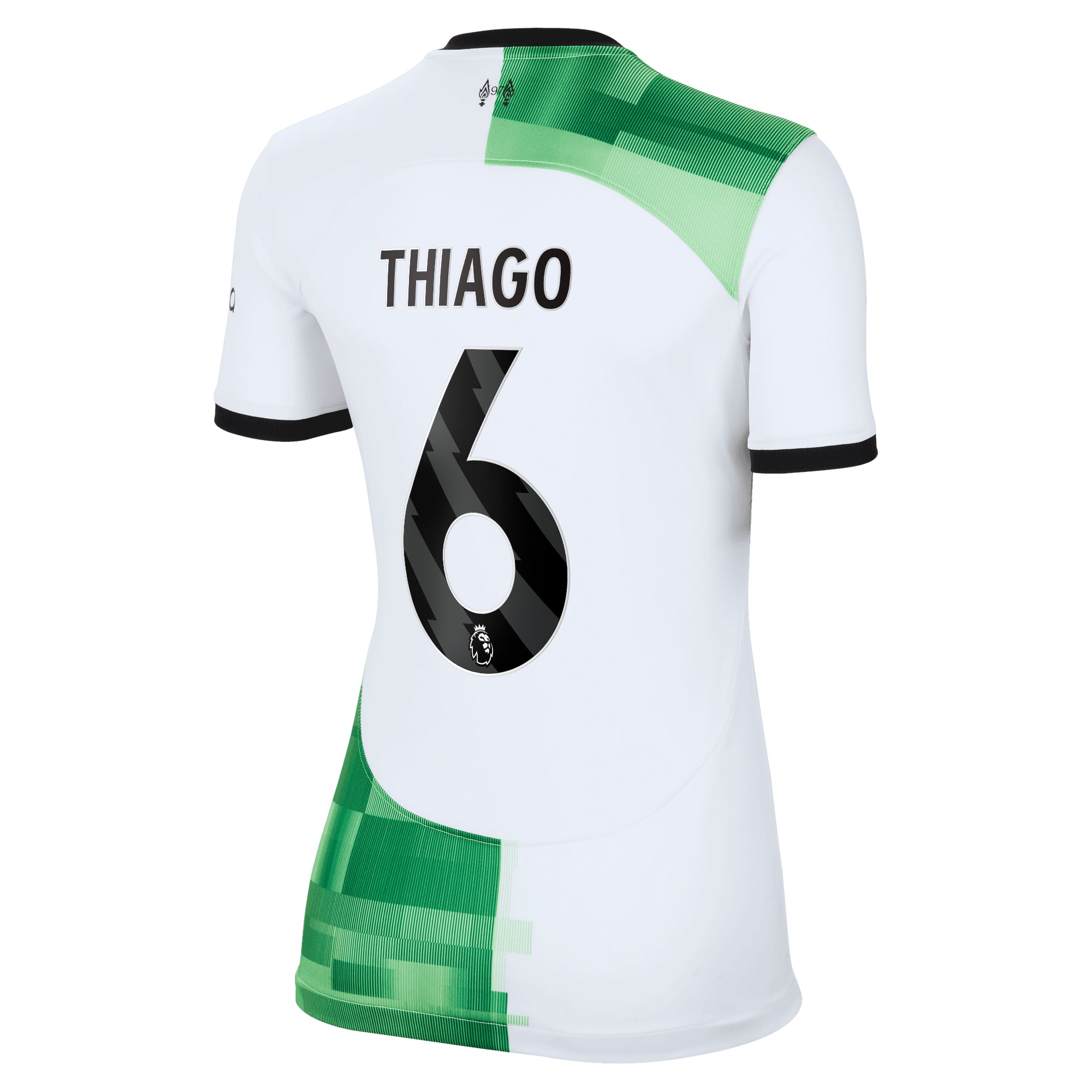 Liverpool Nike Away Stadium Shirt - 2023-24 - Womens with Thiago 6 printing, , rebel_hi-res