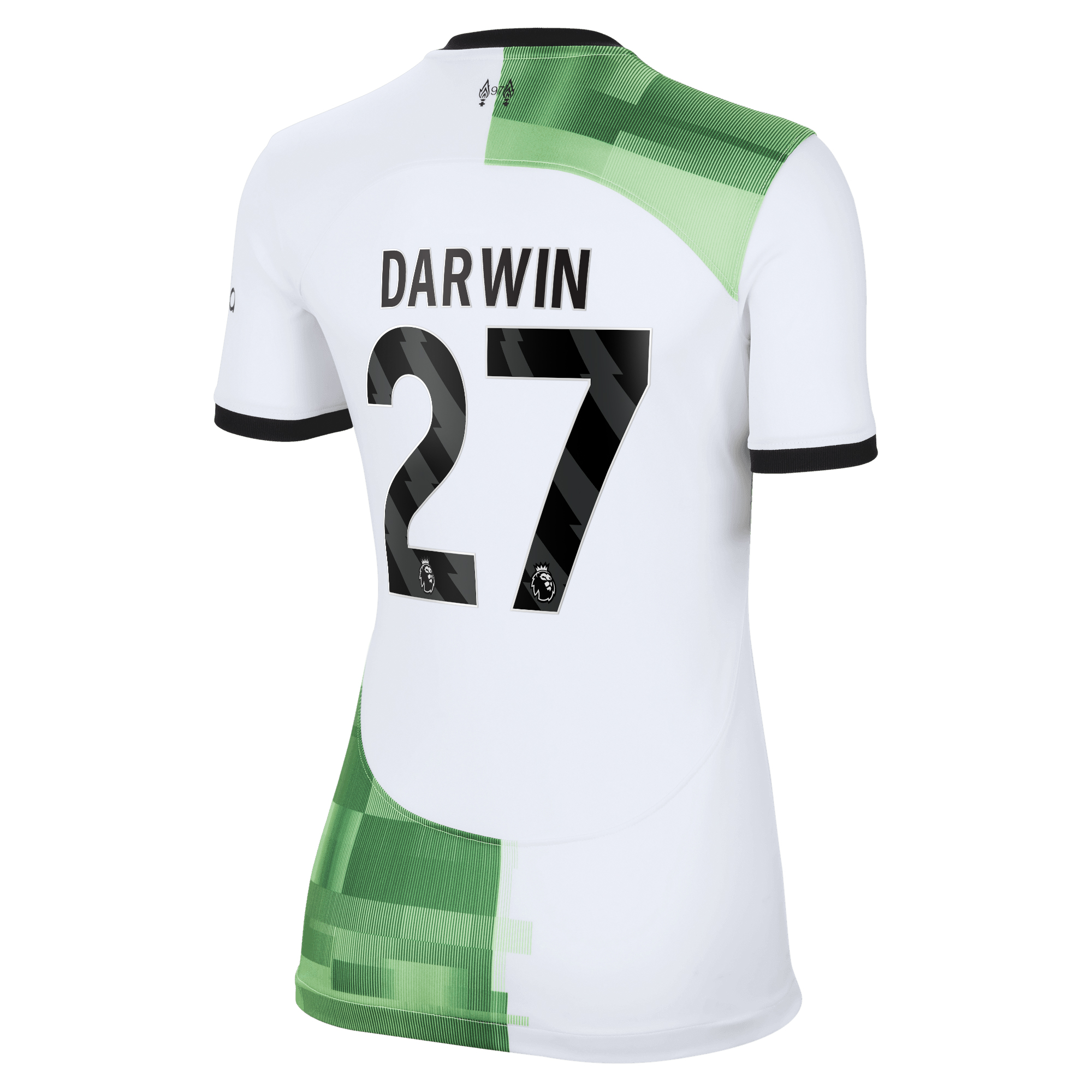 Liverpool Nike Away Stadium Shirt - 2023-24 - Womens with Darwin 27 printing, , rebel_hi-res