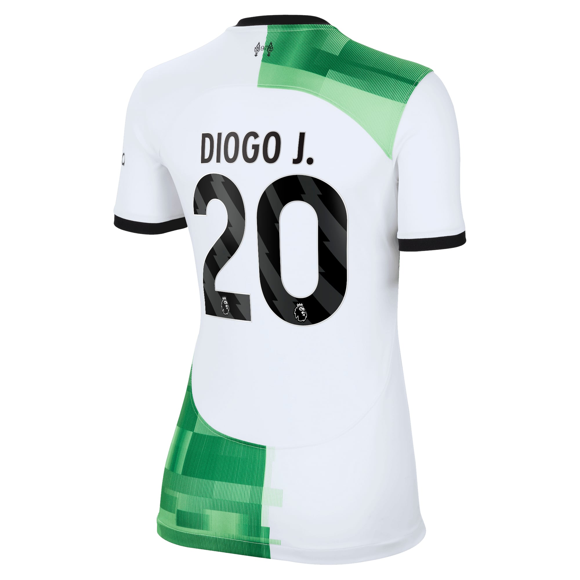 Liverpool Nike Away Stadium Shirt - 2023-24 - Womens with Diogo J. 20 printing, , rebel_hi-res