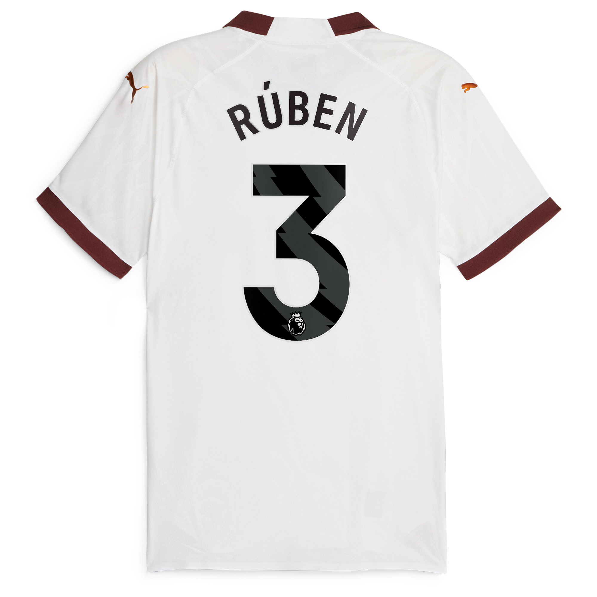 Manchester City Puma Away Authentic Shirt 2023-24 with R&uacute;ben 3 printing, , rebel_hi-res