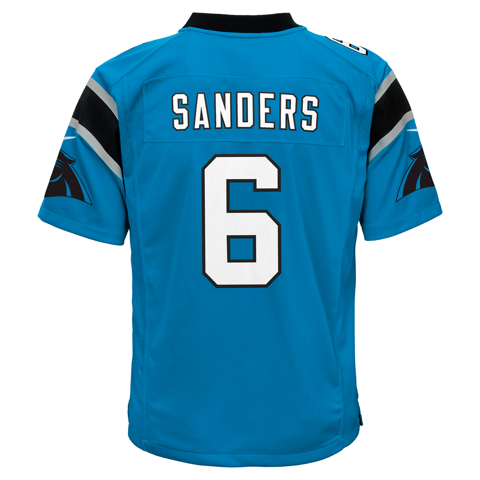 Carolina Panthers Nike Alternate Game Jersey - Blue - Miles Sanders - Youth, , rebel_hi-res