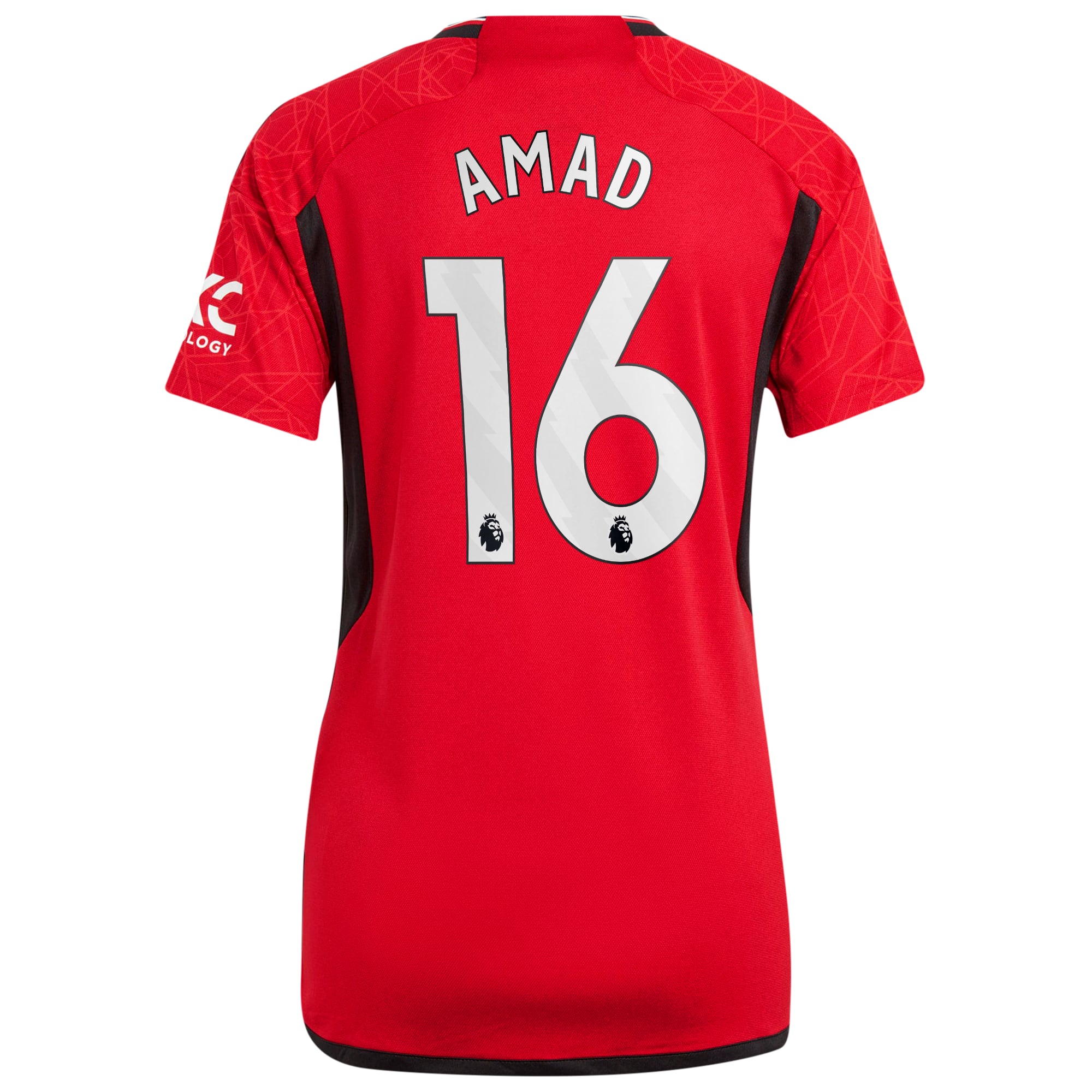 Manchester United adidas Home Shirt 2023-24 - Womens with Amad 16 printing, , rebel_hi-res