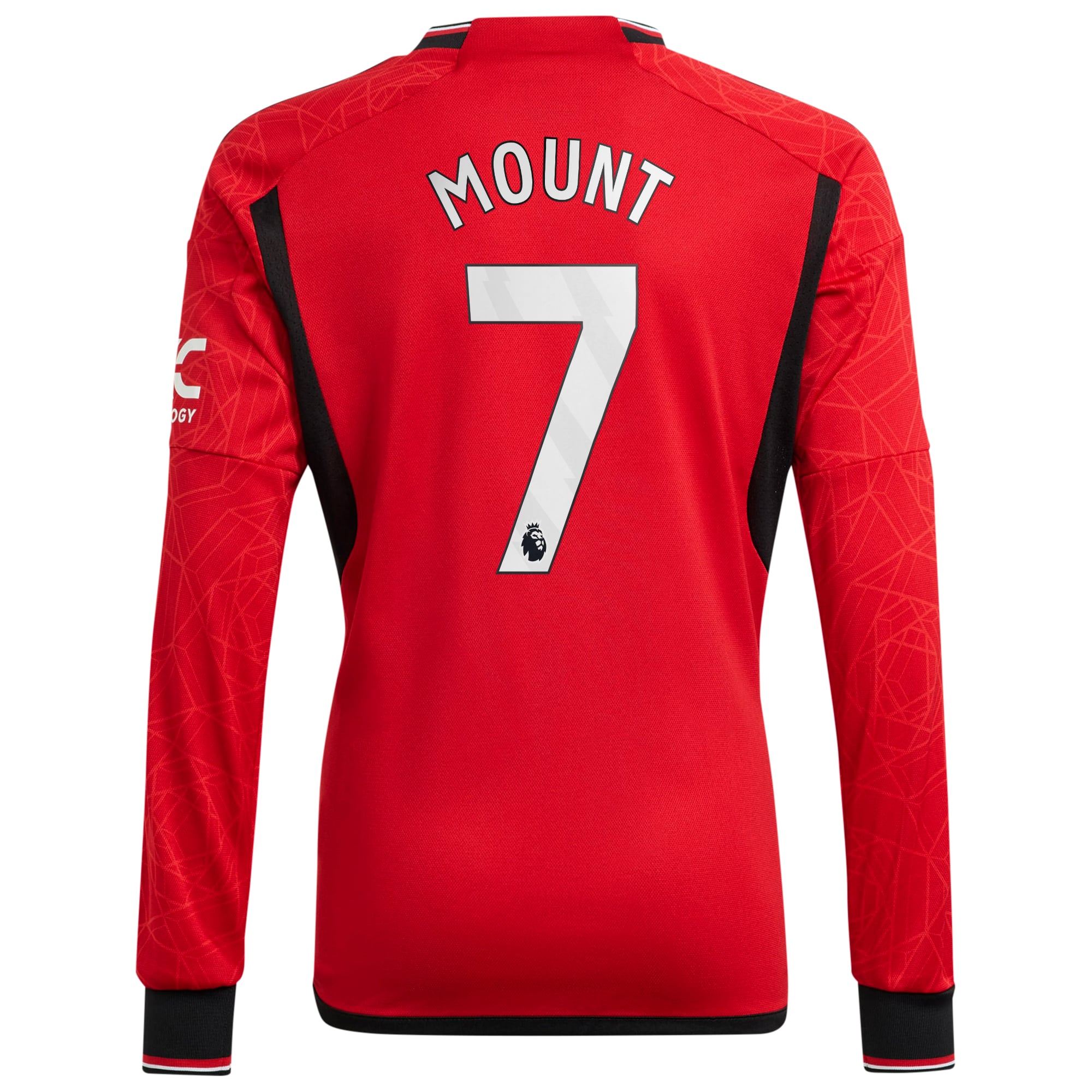 Manchester United EPL adidas Home Shirt 2023-24 - Long Sleeve - with Mount 7 printing, , rebel_hi-res