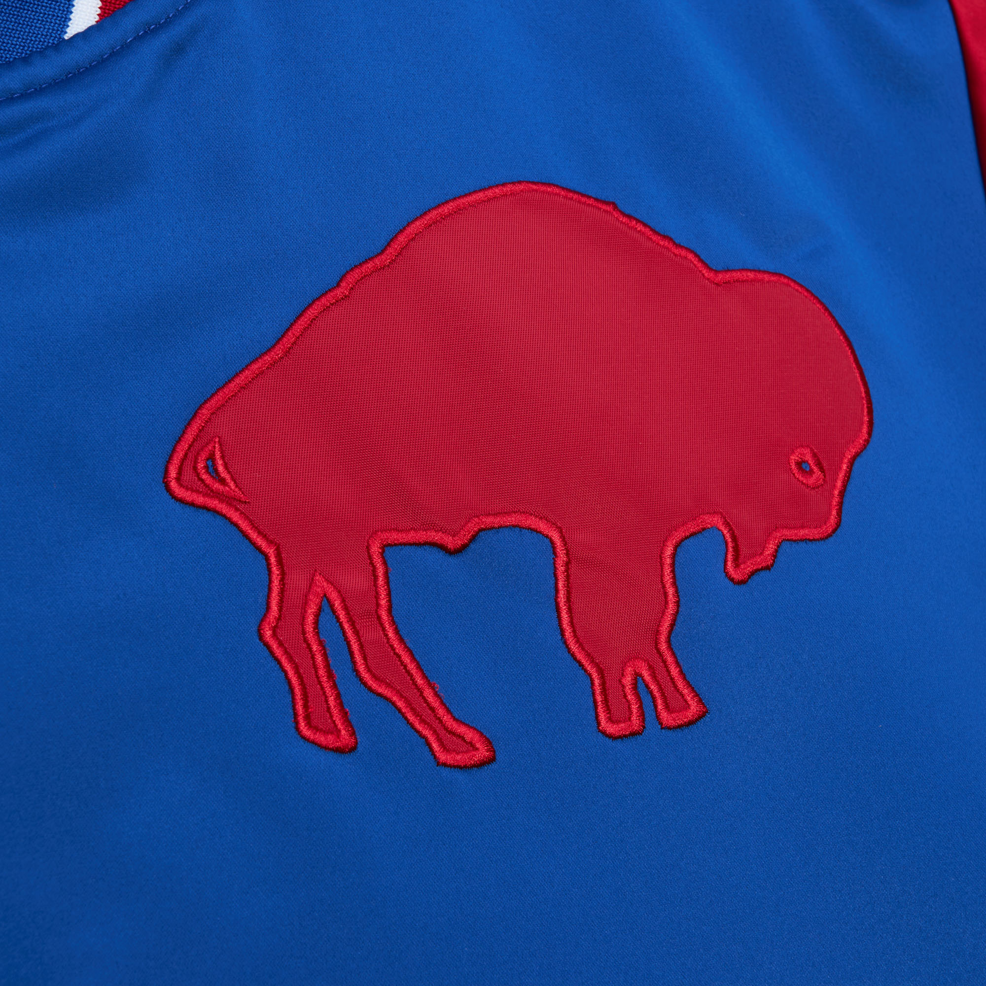 Buffalo Bills Mitchell & Ness Heavyweight Satin Jacket, , rebel_hi-res