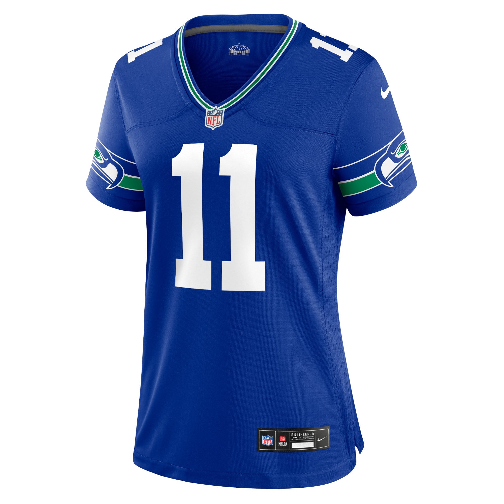 Seattle Seahawks Nike Alternate Game Jersey - Royal - Jaxon Smith-Njigba - Womens, , rebel_hi-res