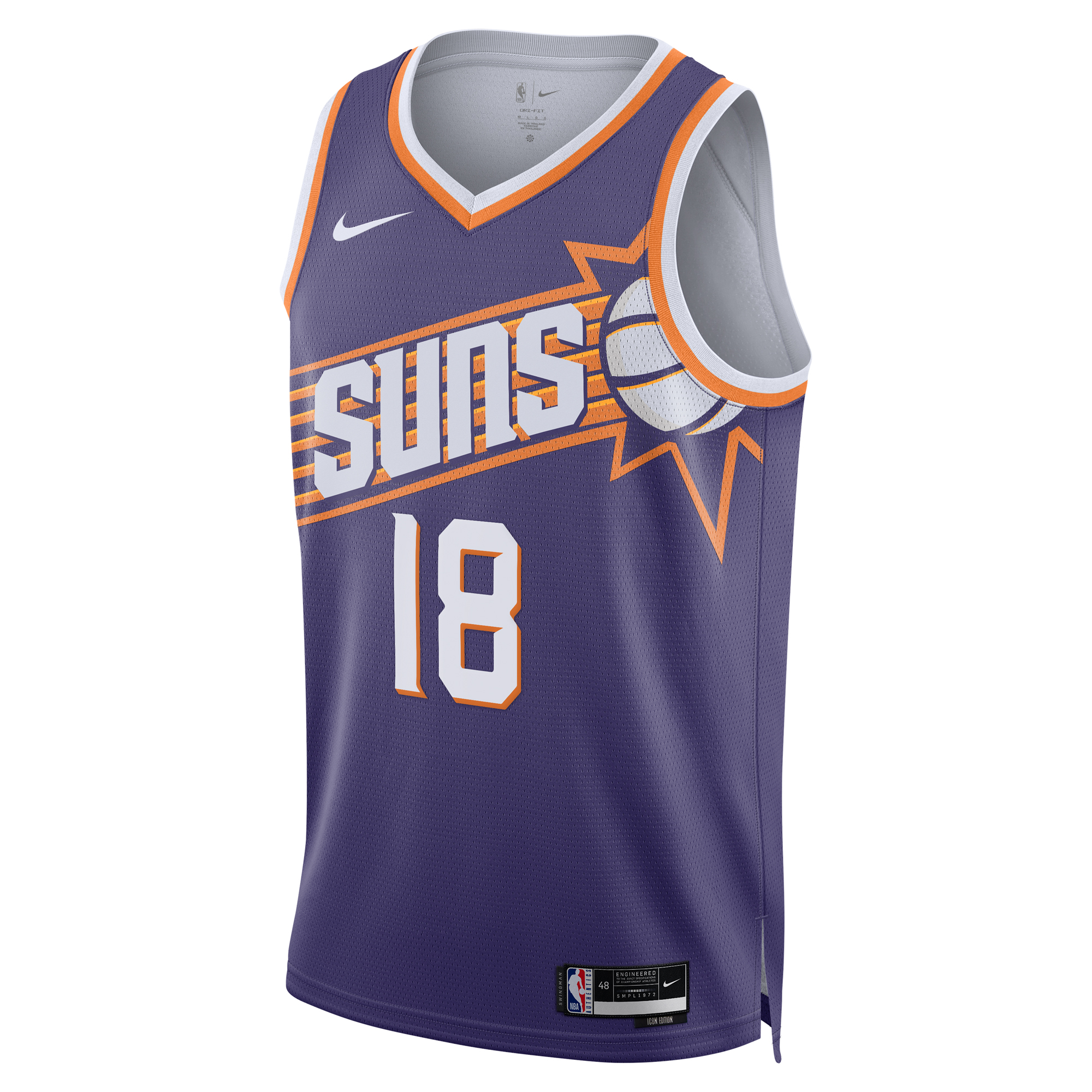Phoenix Suns Nike Icon Edition Swingman Jersey - Purple - Yuta