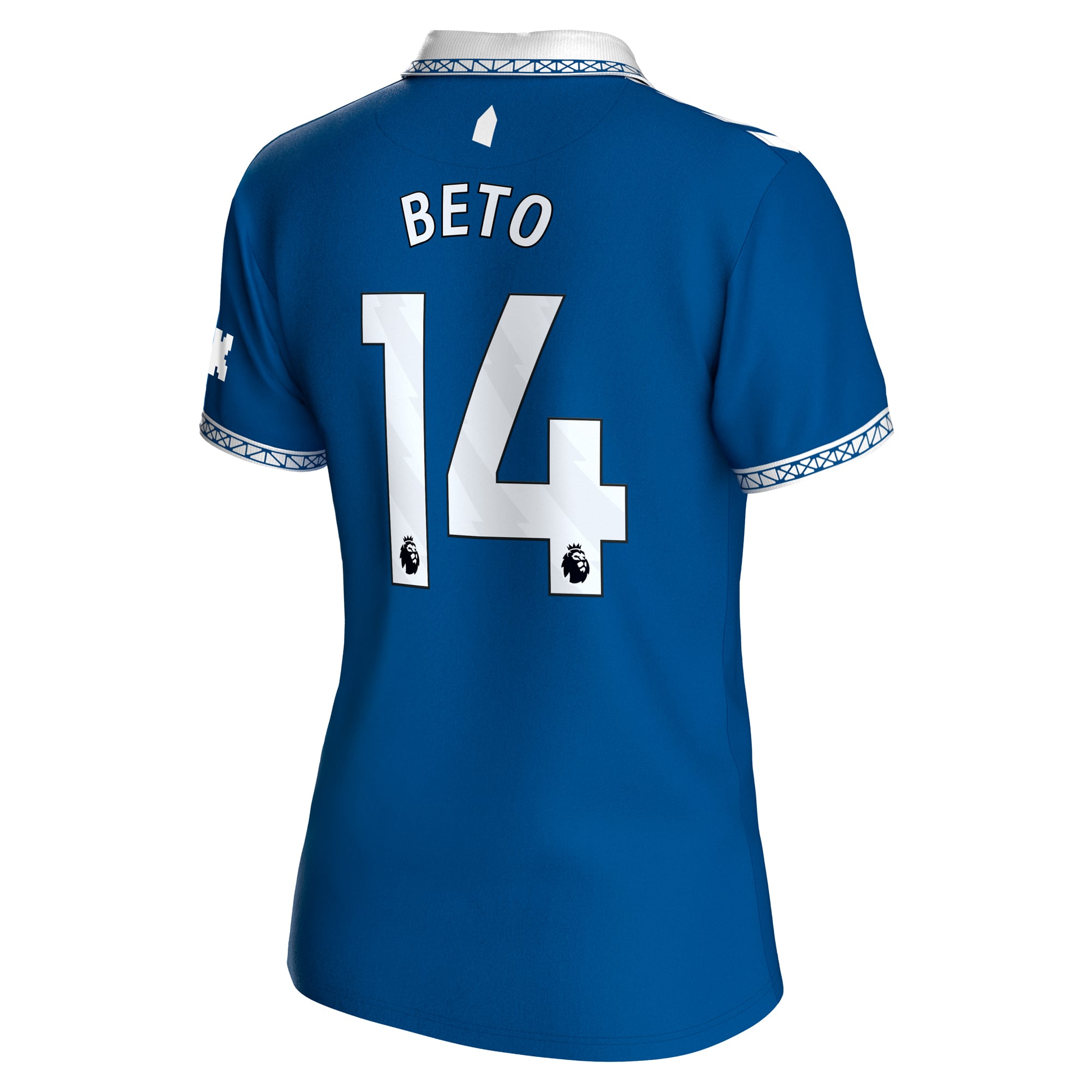 Everton Hummel Home Shirt 2023-24 - Womens with Beto 14 printing, , rebel_hi-res