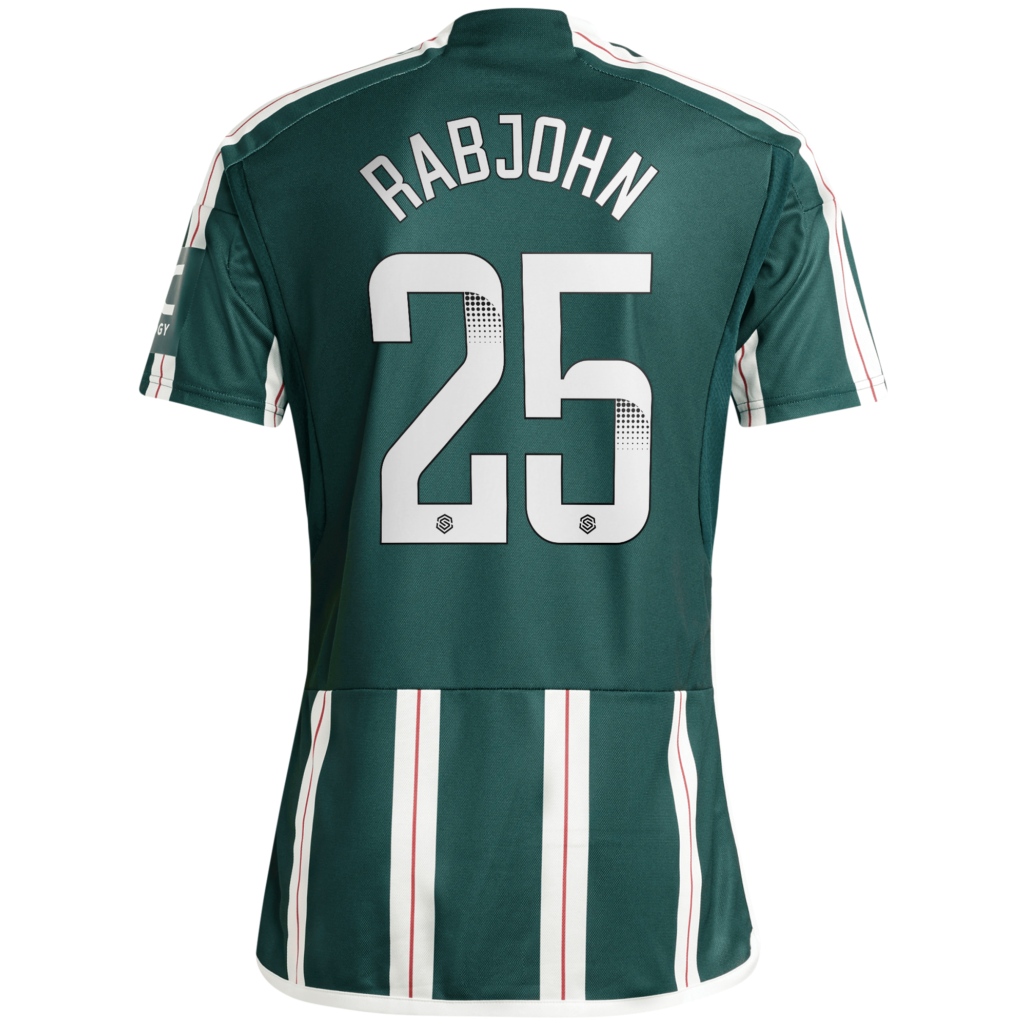Manchester United WSL adidas Away Shirt 2023-24 - With Rabjohn 25 Printing, , rebel_hi-res