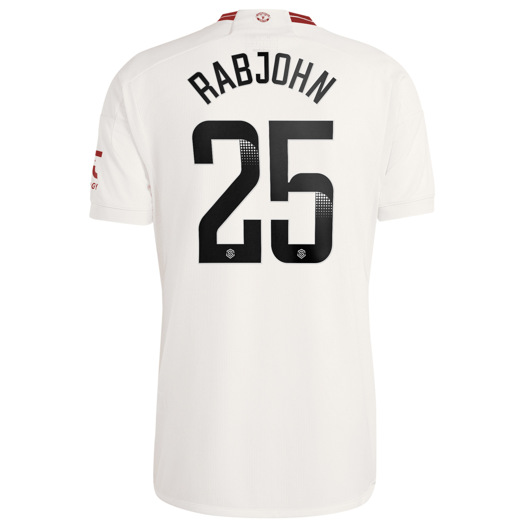 Rabjohn Manchester United WSL adidas Third Shirt 2023-24 - With Rabjohn 25 ...