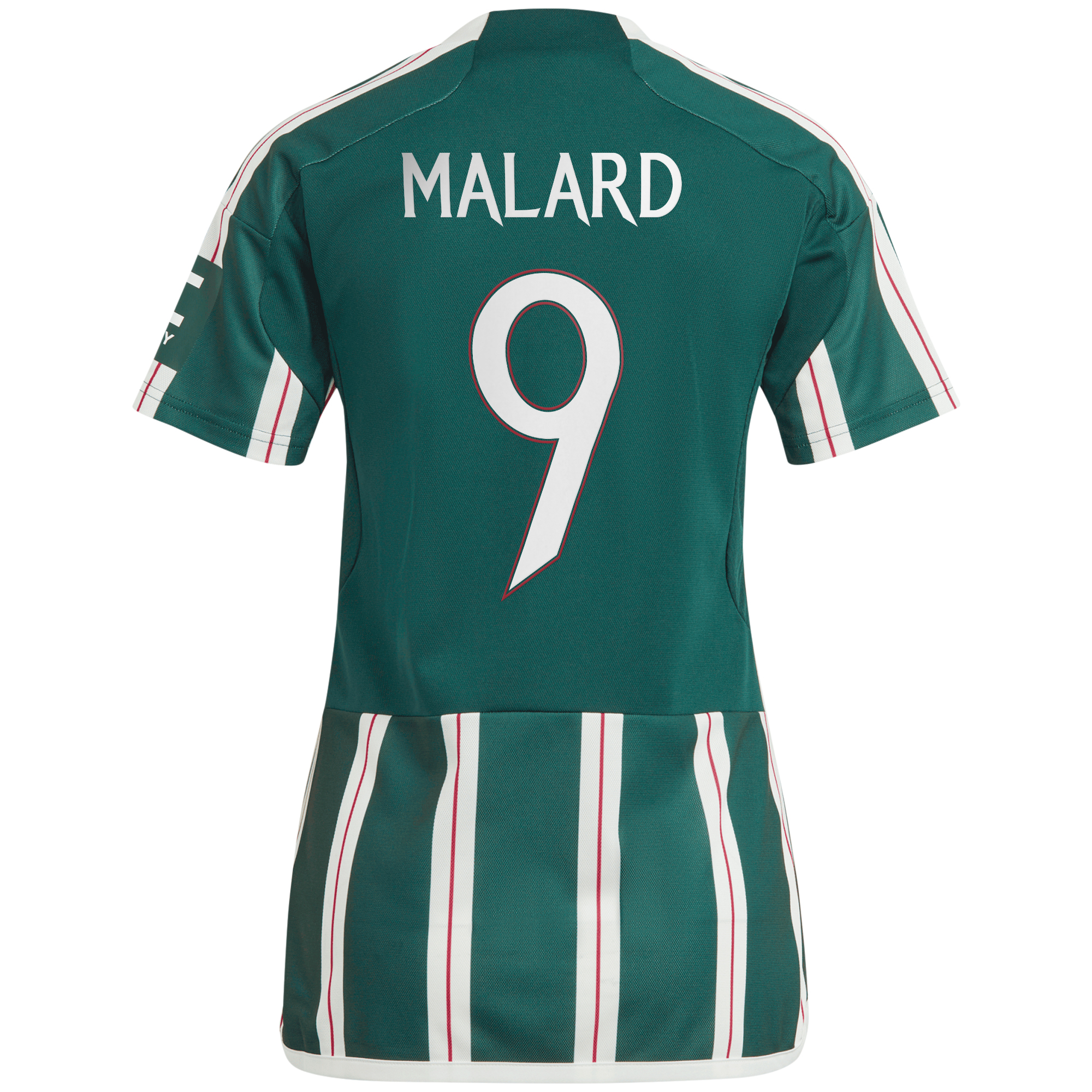 Manchester United Cup adidas Away Shirt 2023-24 - Womens - With Malard 9 Printing, , rebel_hi-res