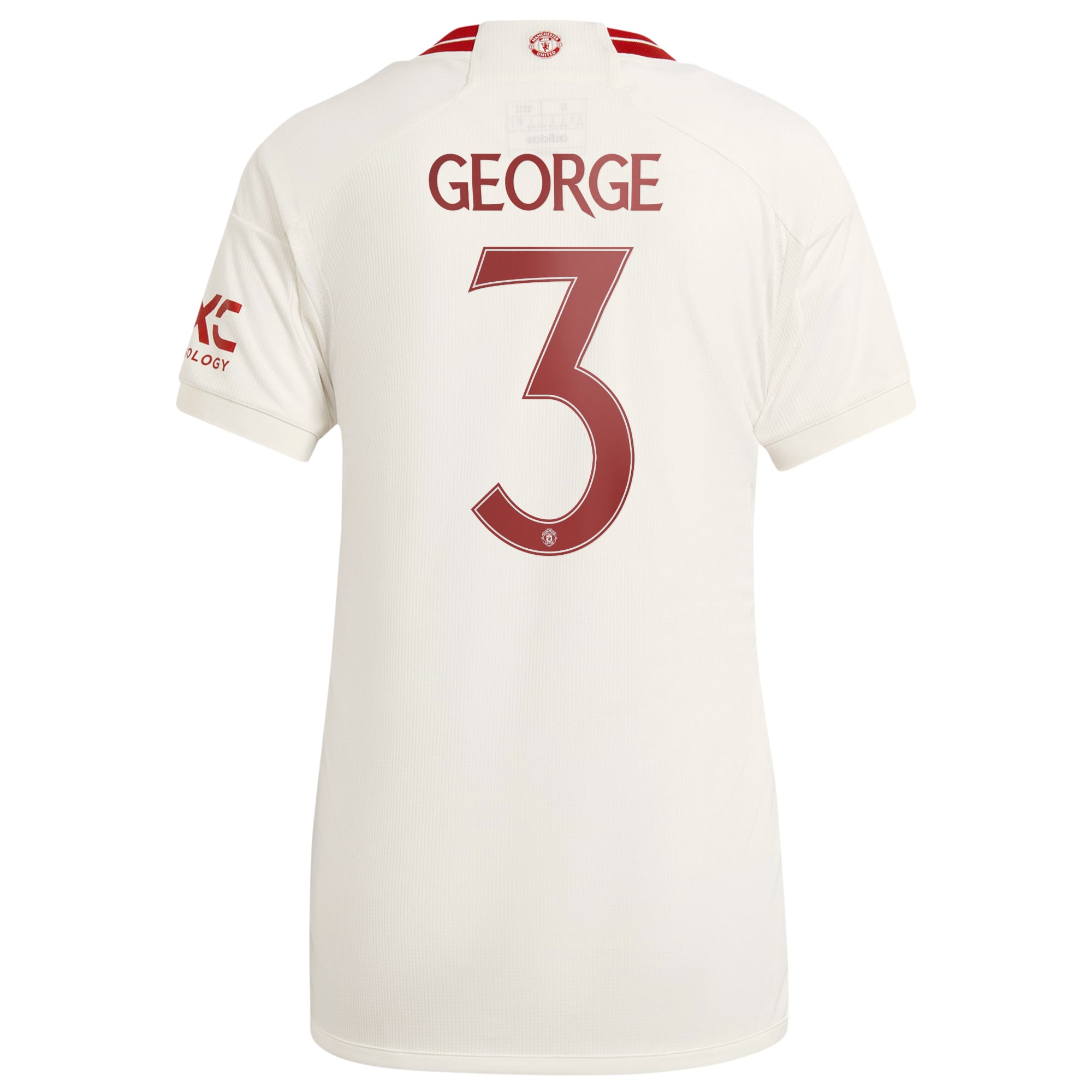 Manchester United Cup adidas Third Shirt 2023-24 - Womens - With George 3 Printing, , rebel_hi-res