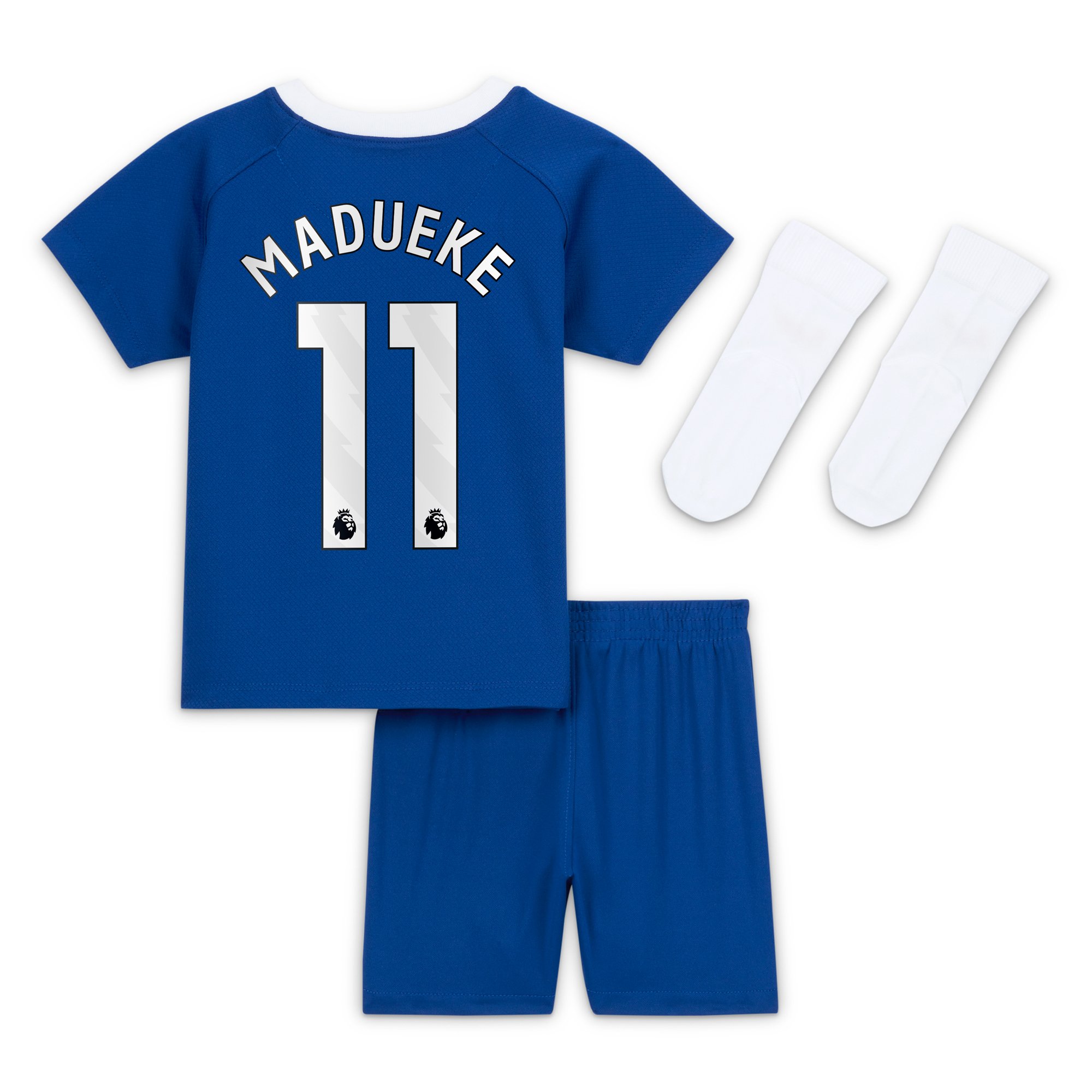 Chelsea Home Stadium Sponsored Kit 2023-24 - Infants with Madueke 11 printing, , rebel_hi-res