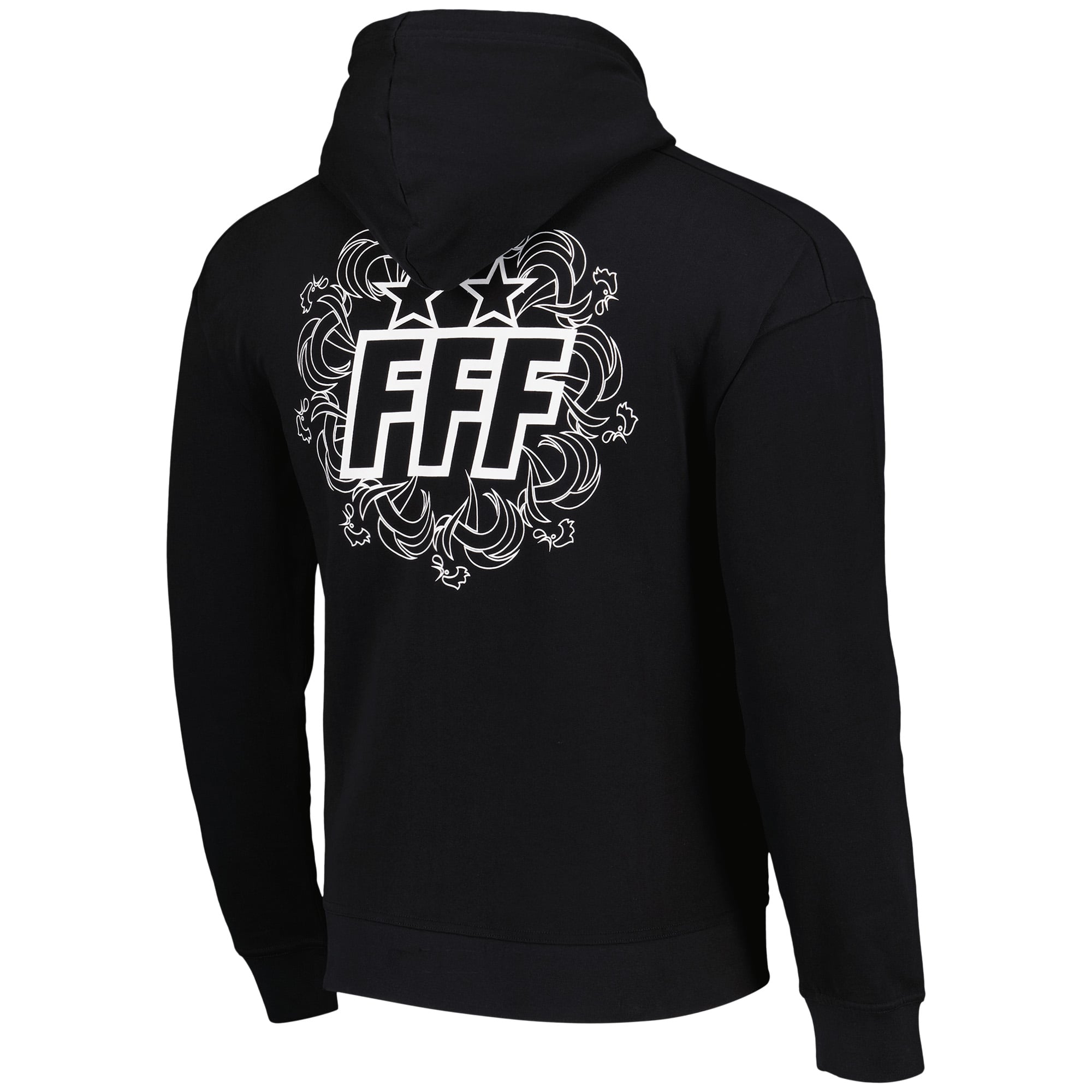 France 2 Star Hoodie - Black - Unisex, , rebel_hi-res