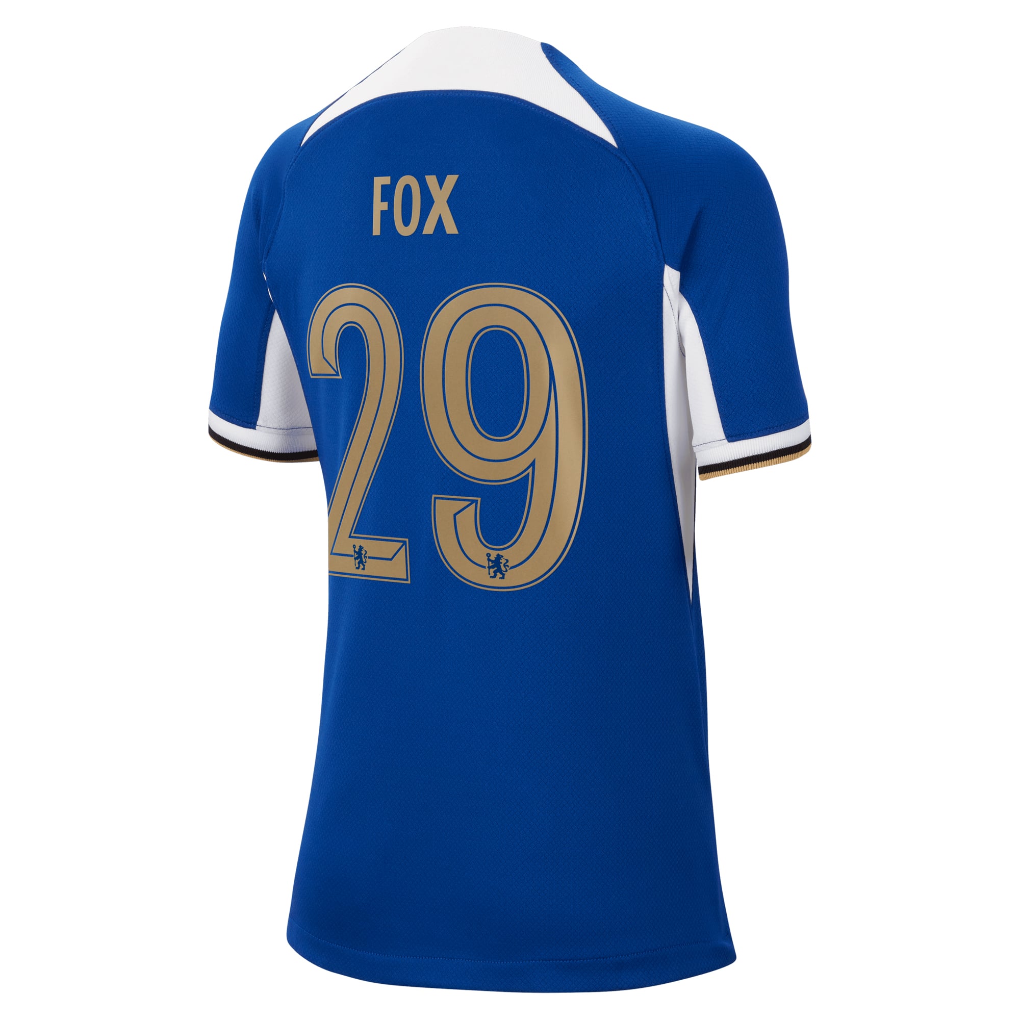 Chelsea Home Stadium Sponsored Shirt 2023-24 - Kids with Fox 29 printing, , rebel_hi-res