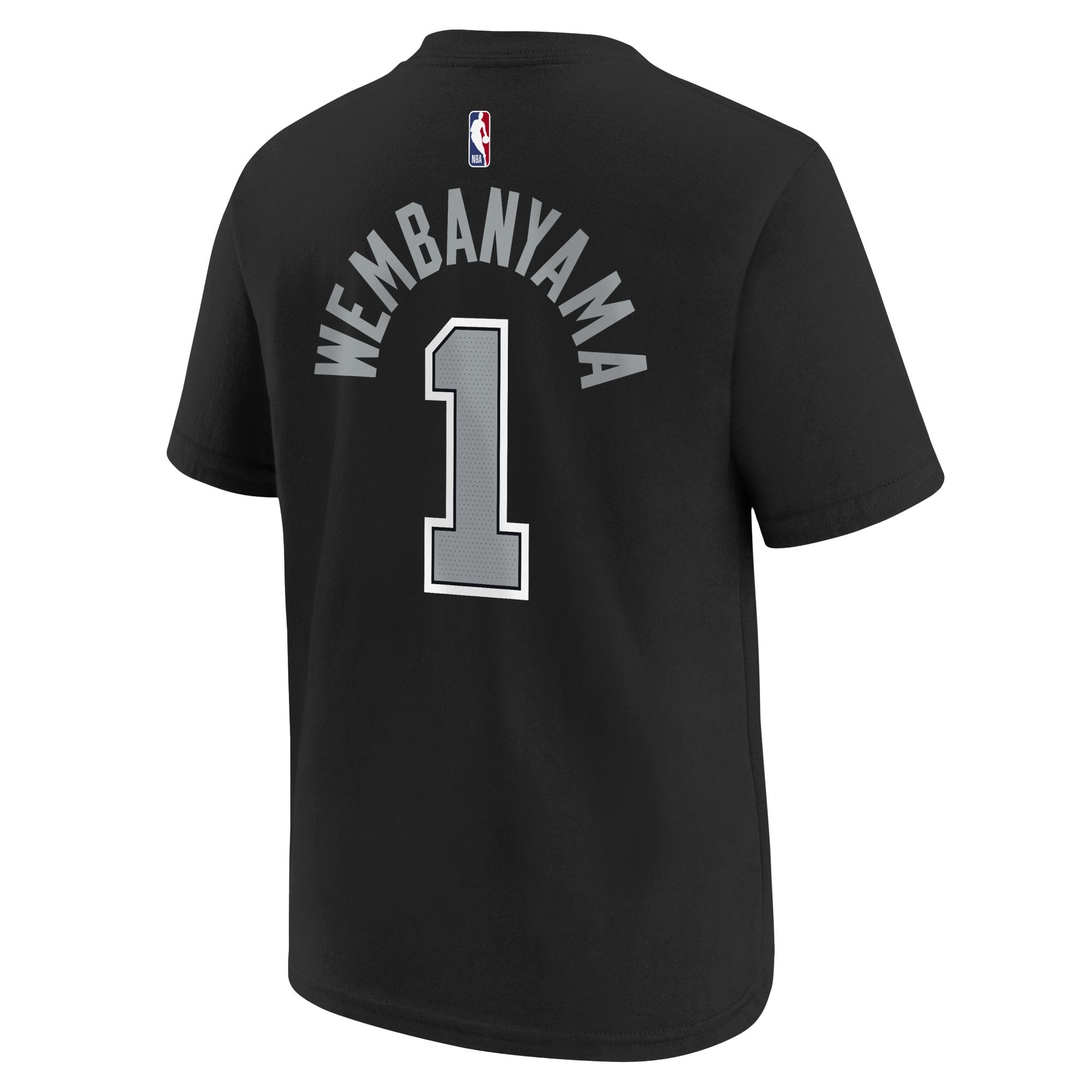 San Antonio Spurs Nike Name & Number Statement T-Shirt - Victor Wembanyama - Youth, , rebel_hi-res