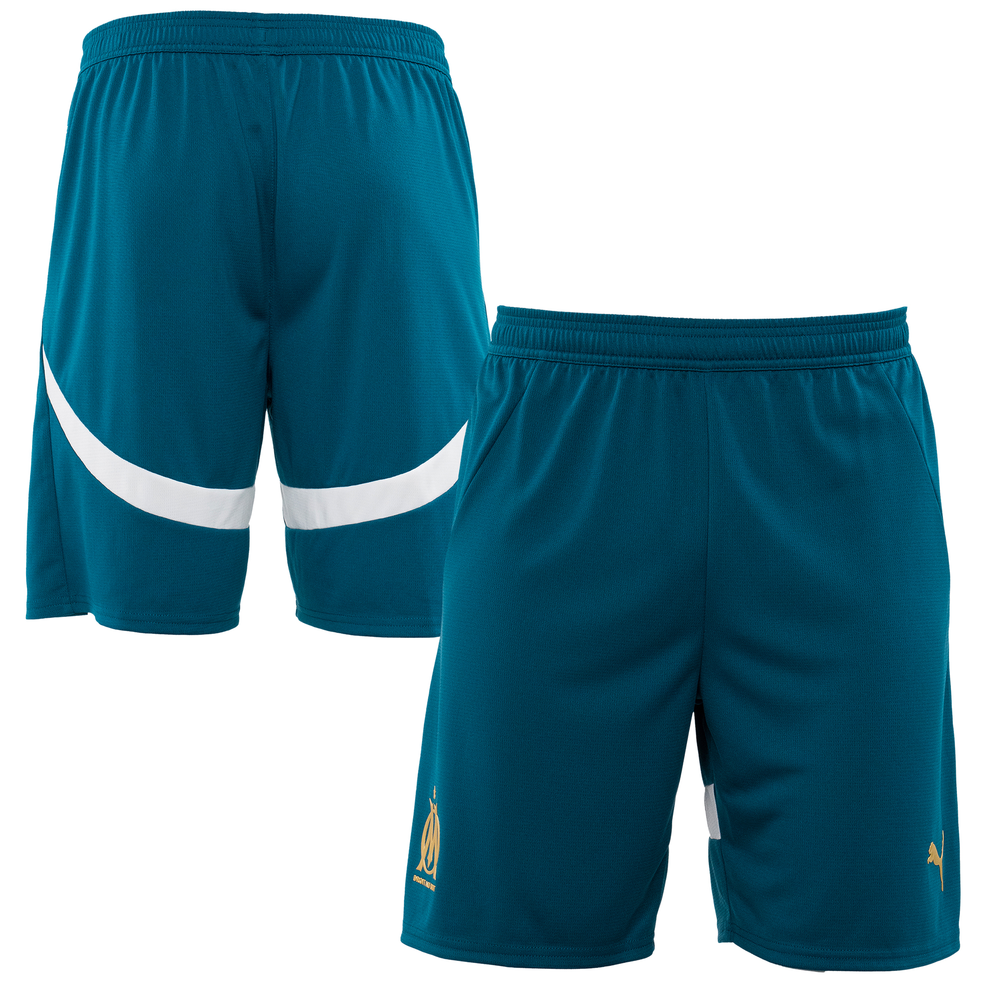 Olympique de Marseille PUMA Away Shorts 2024-25 - Kids, , rebel_hi-res