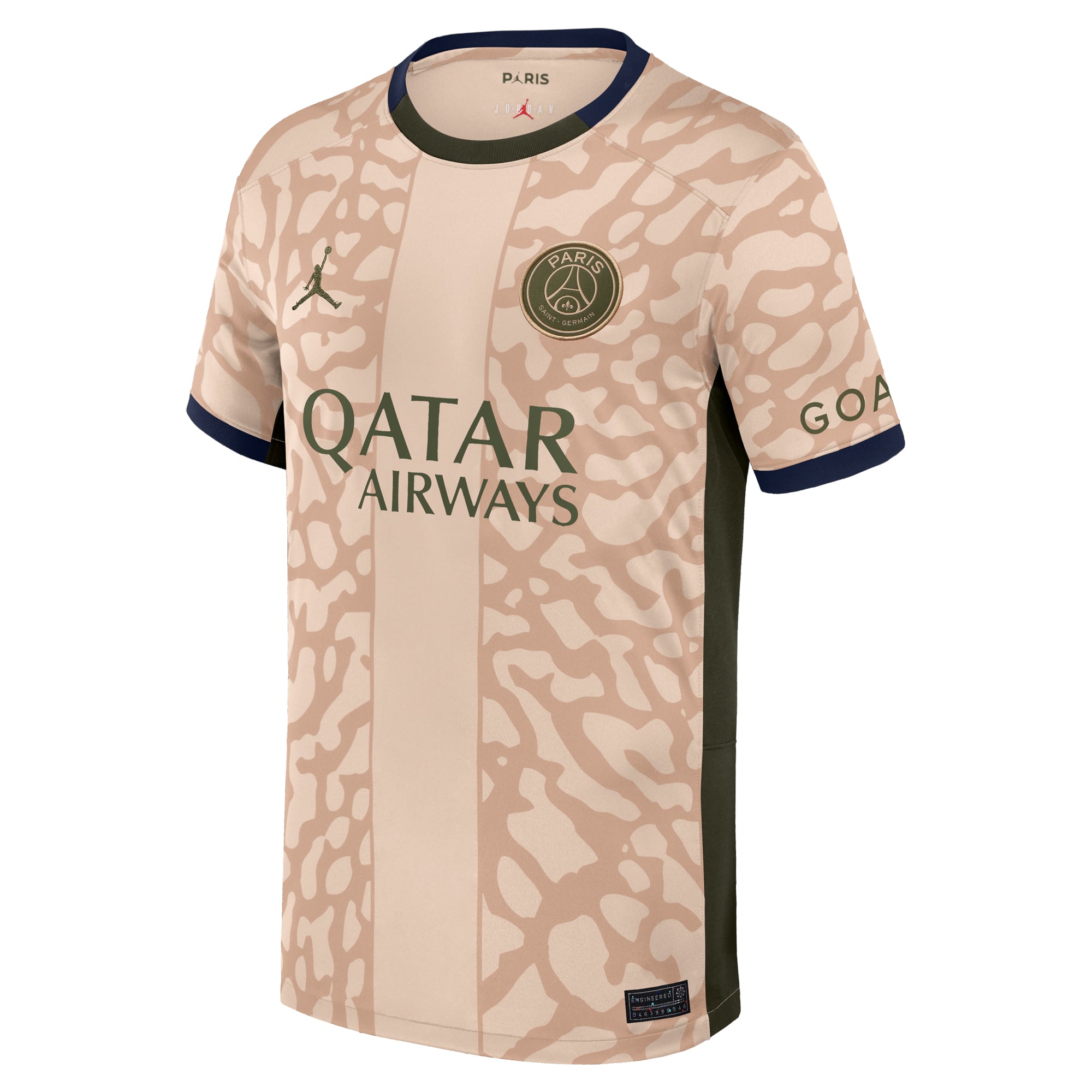 PSG Jordan Fourth Stadium Shirt 23/24 - Kids with Marquinhos 5 printing, , rebel_hi-res