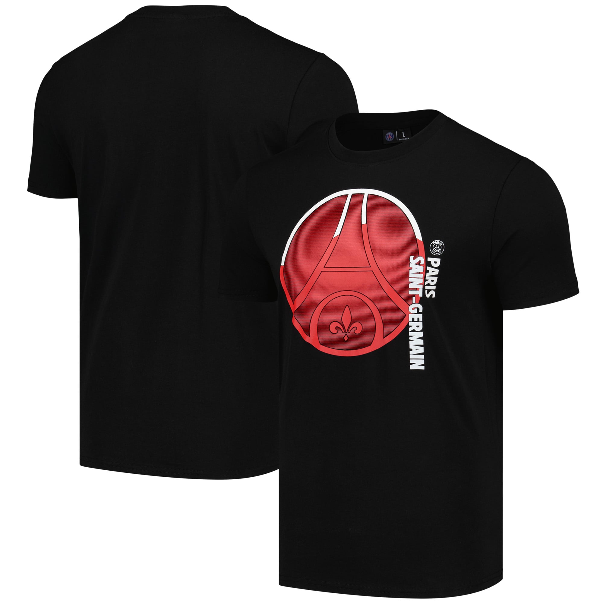 PSG Big Logo T-Shirt - Black - Mens, , rebel_hi-res