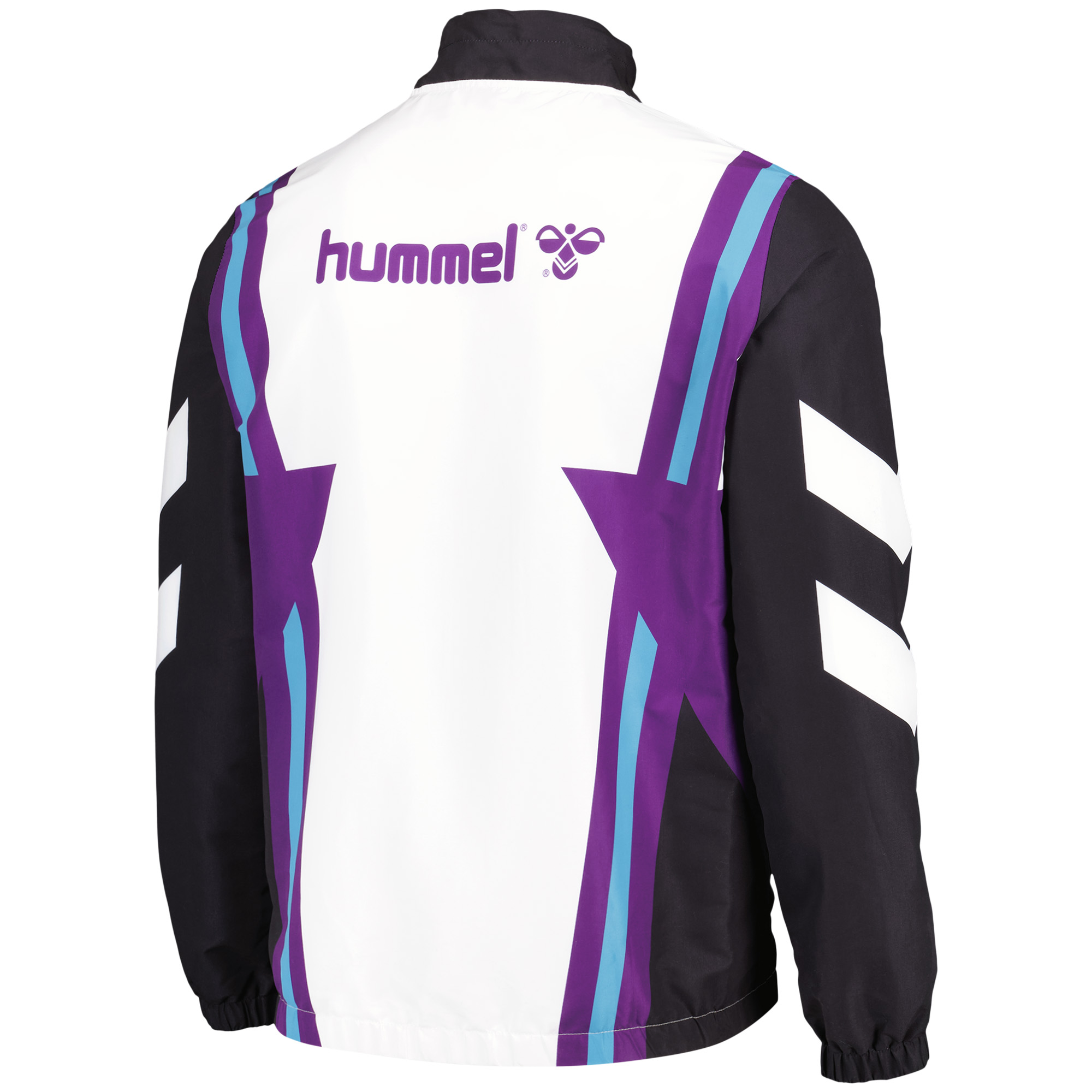 Sunderland Hummel 1992 Retro Track Jacket - Black, , rebel_hi-res