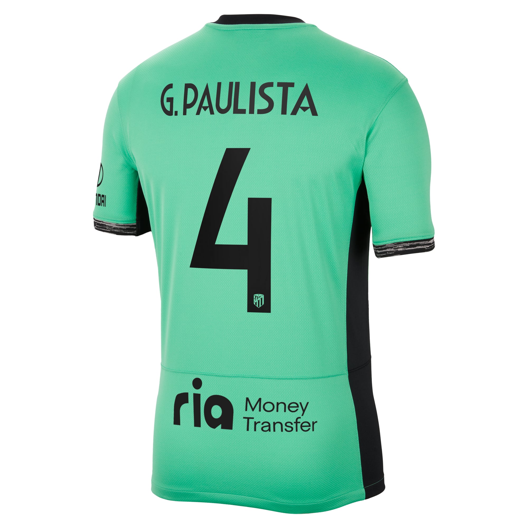 Atl&eacute;tico de Madrid Metropolitano Nike Third Stadium Shirt 2023-24 with G.Paulista 4 printing, , rebel_hi-res
