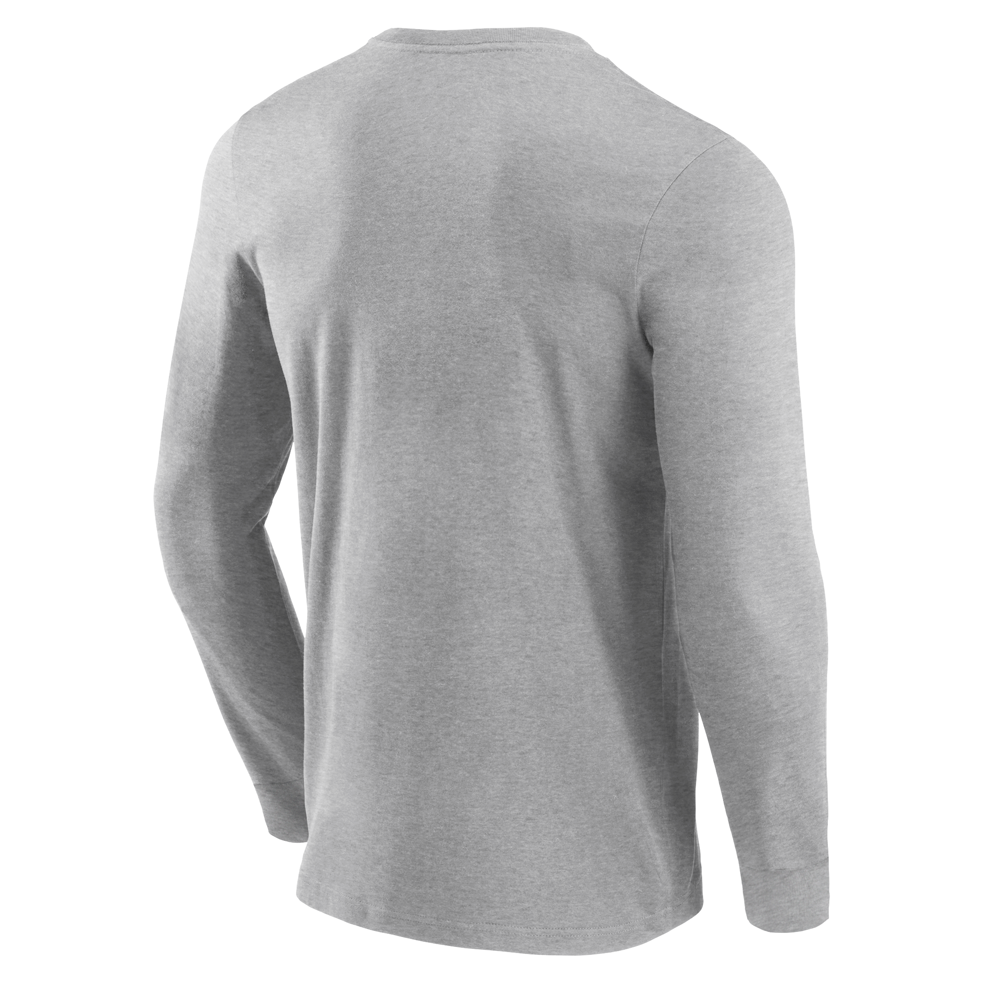 Derby County Liquify Graphic Long Sleeve T-Shirt - Grey Marl - Mens, , rebel_hi-res