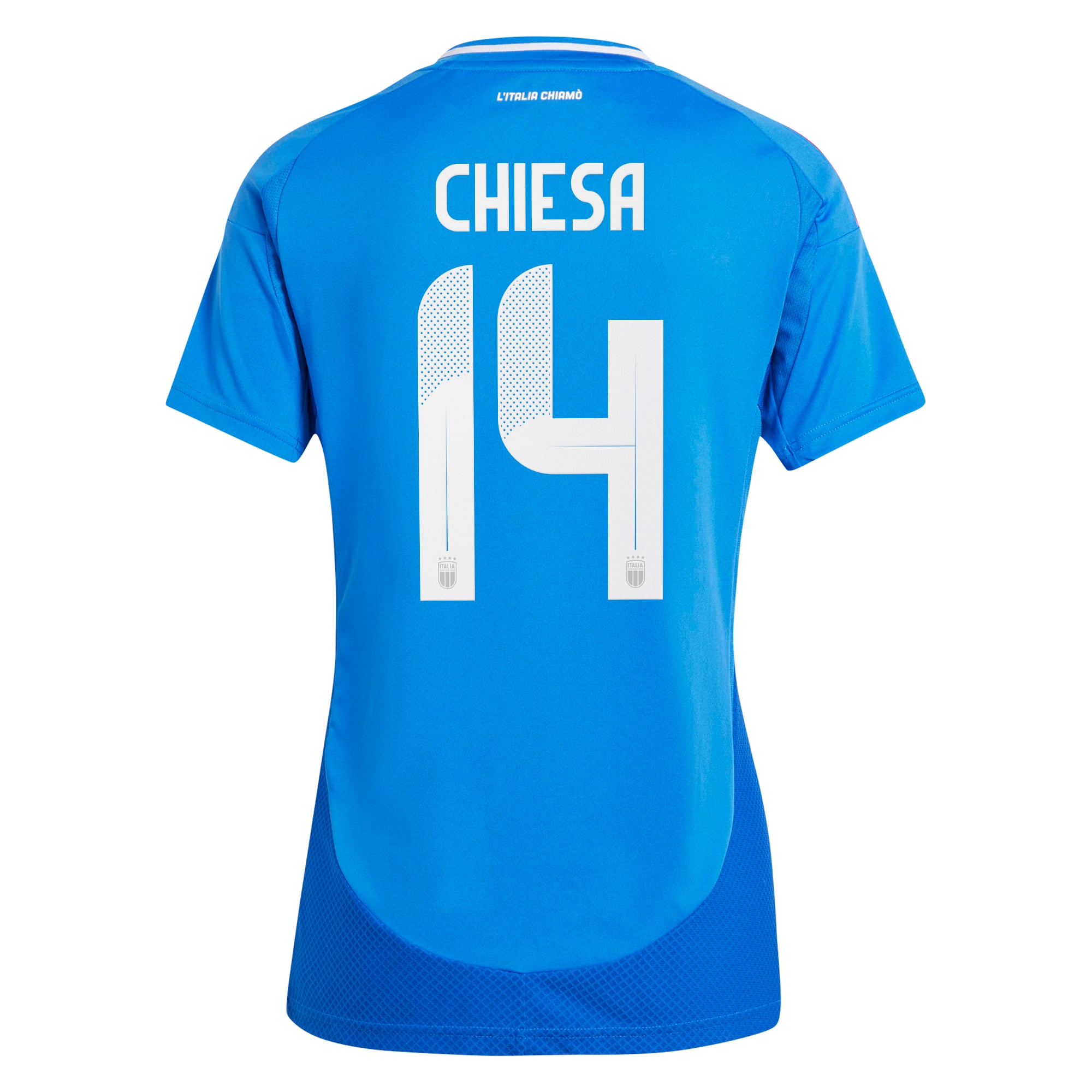 Italy adidas Home Shirt 2024 - Womens with Chiesa 14 printing, , rebel_hi-res