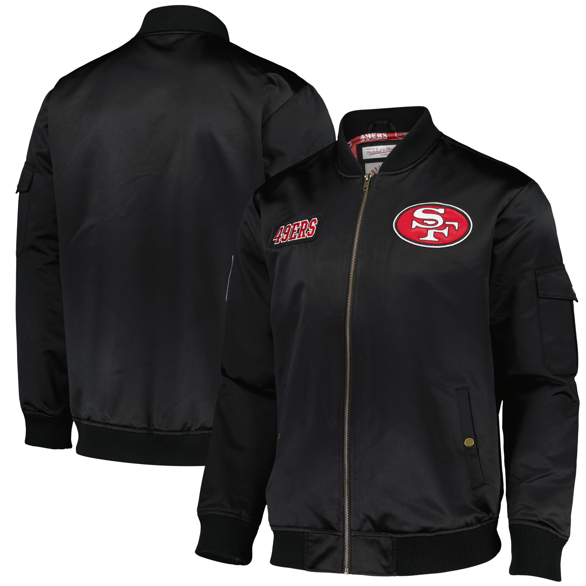 thumbnail image 2 of G-III San Francisco 49ers Full Zip Football Jacket For Men - Brand New 2 of 6