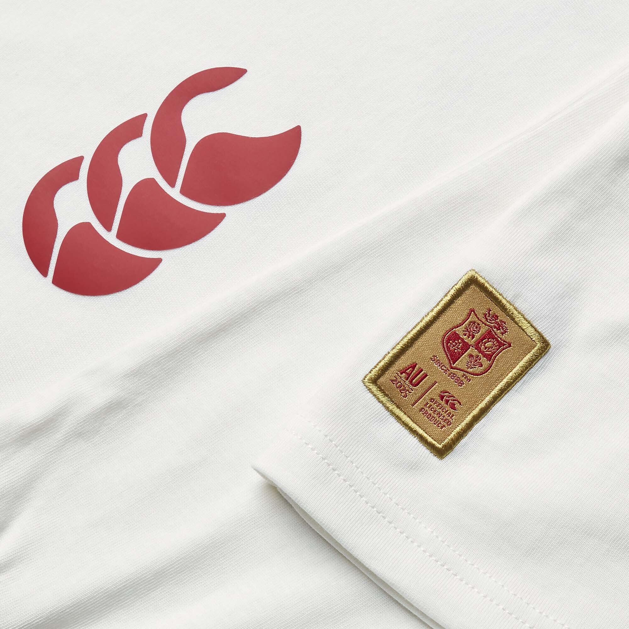 British & Irish Lions Cotton Jersey T-Shirt - Off White - Womens, , rebel_hi-res