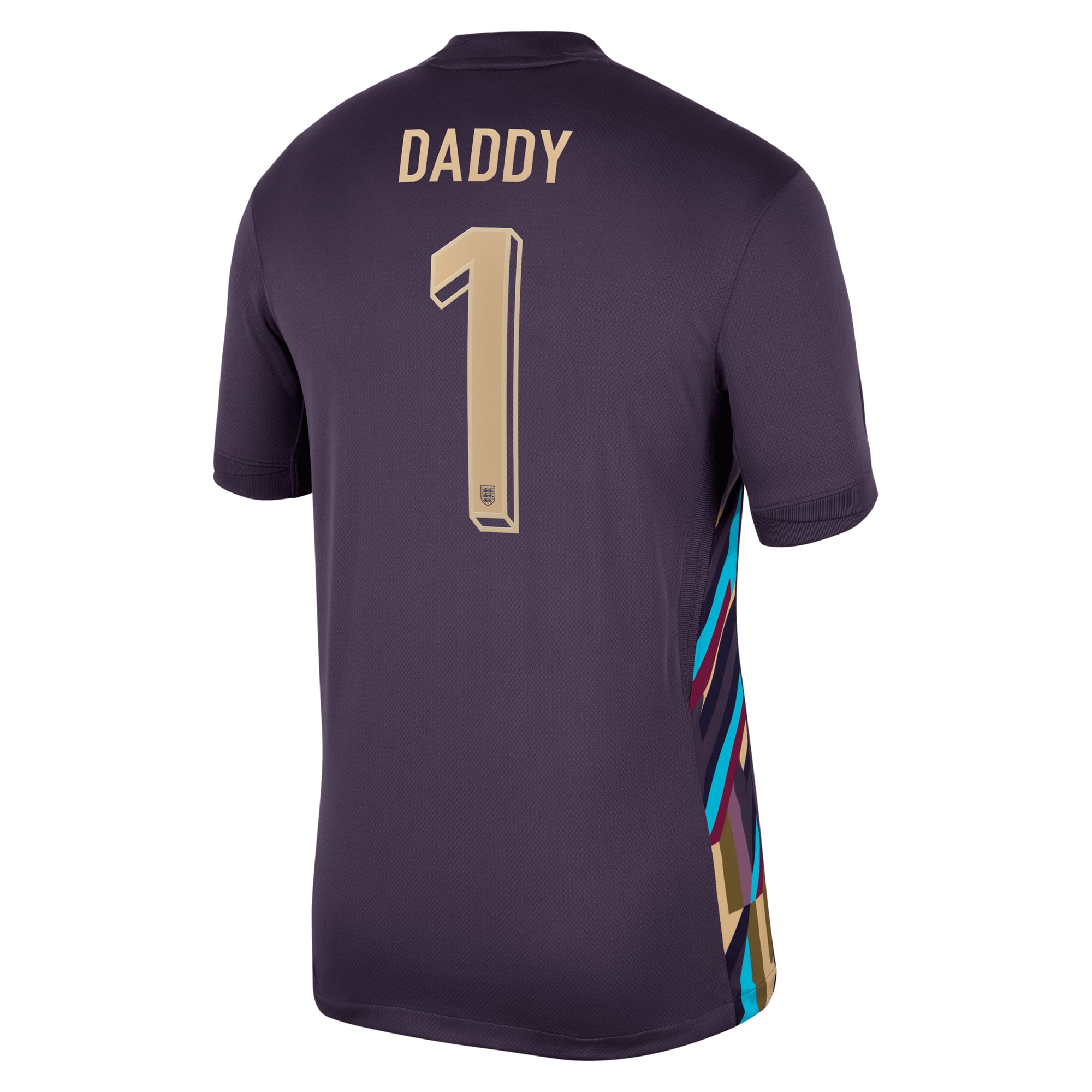 England Nike Away Stadium Shirt 2024 with DADDY 1 printing, , rebel_hi-res