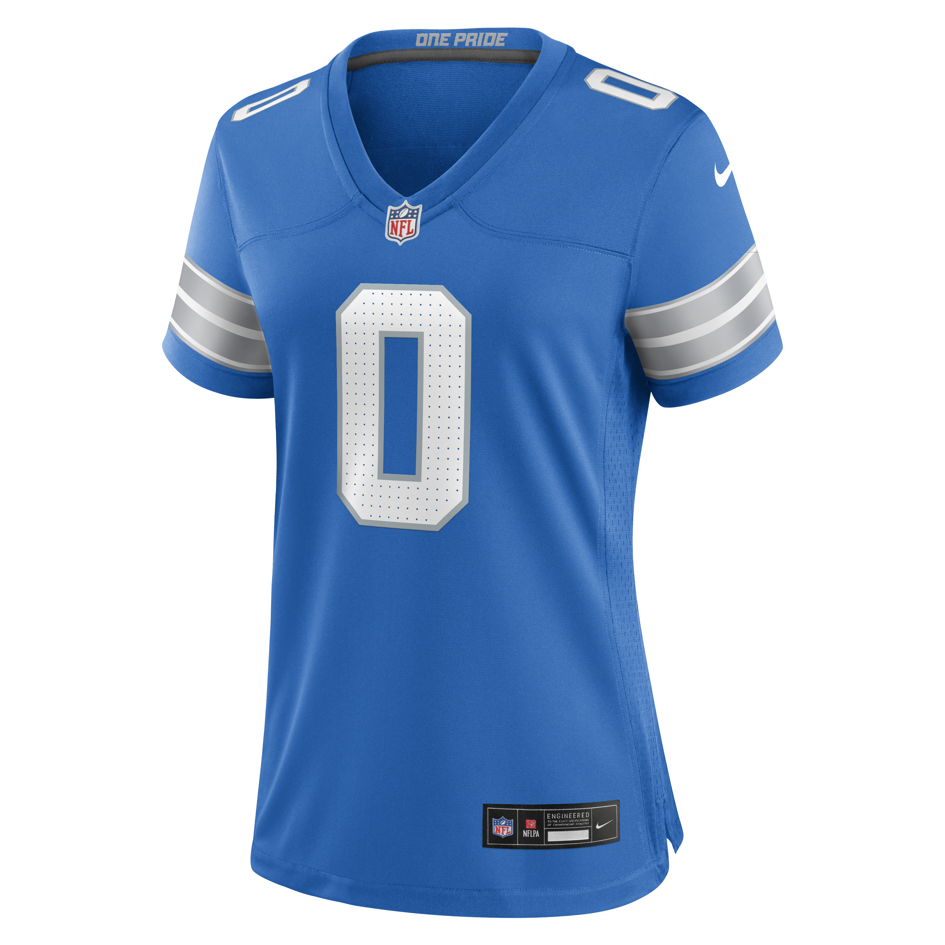 Detroit Lions Nike Home Game Jersey - Blue - Jahmyr Gibbs - Womens, , rebel_hi-res