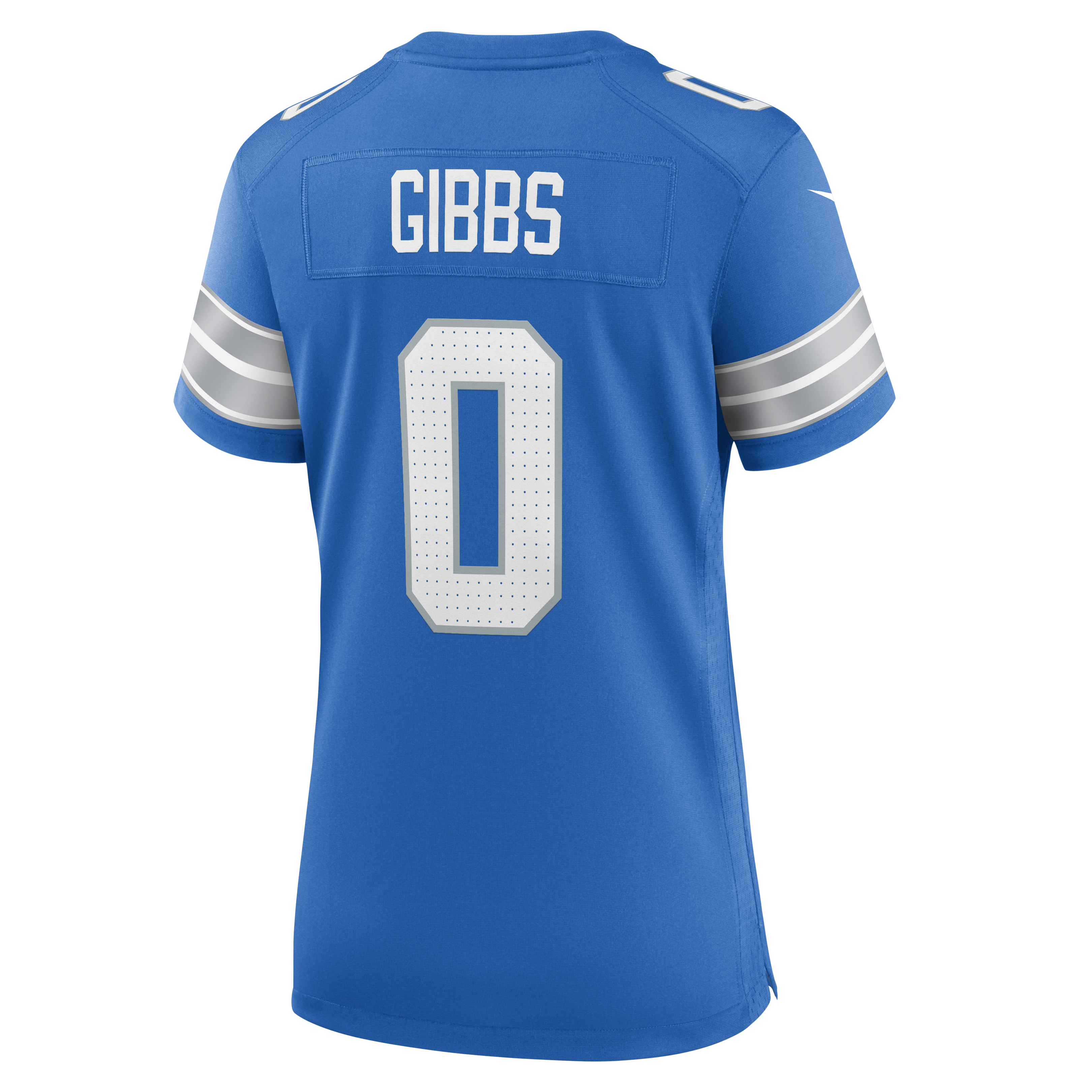 Detroit Lions Nike Home Game Jersey - Blue - Jahmyr Gibbs - Womens, , rebel_hi-res
