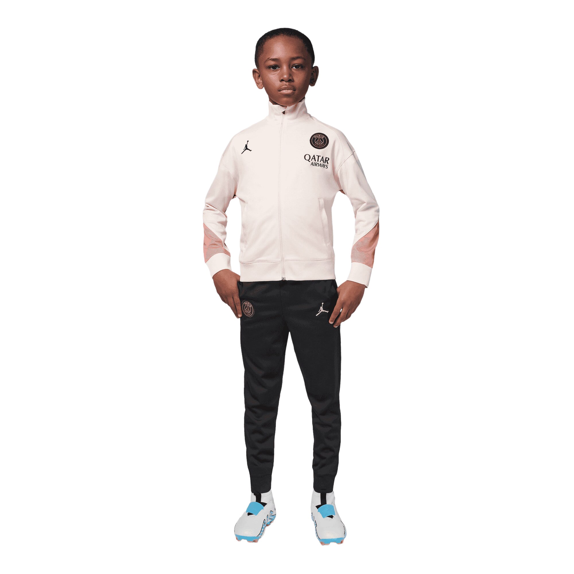 PSG Jordan Strike Training Tracksuit - Ivory - Little Kids