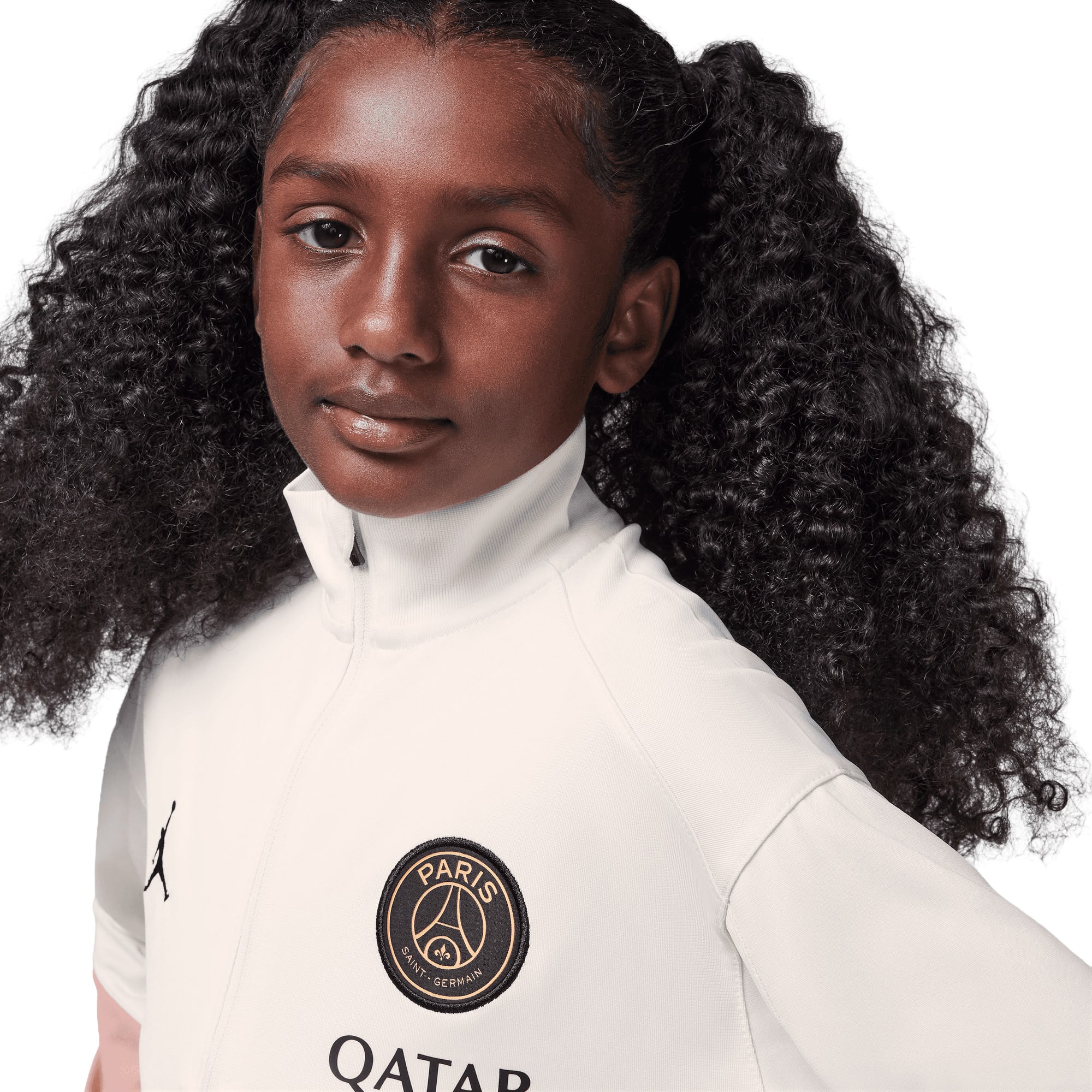 PSG Jordan Strike Training Tracksuit - Ivory - Kids, , rebel_hi-res